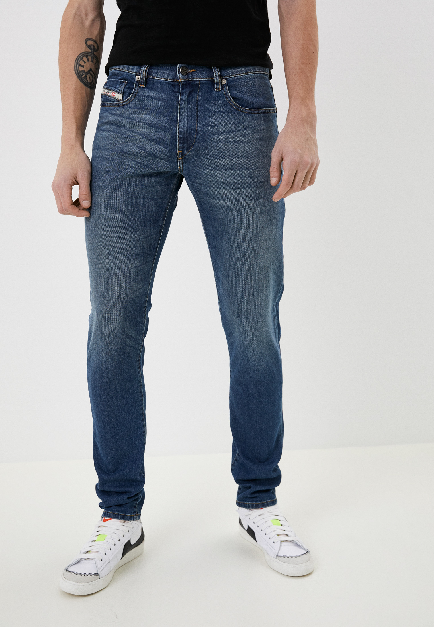Мужские зауженные джинсы Diesel (Дизель) 00SPW6009EI: изображение 5