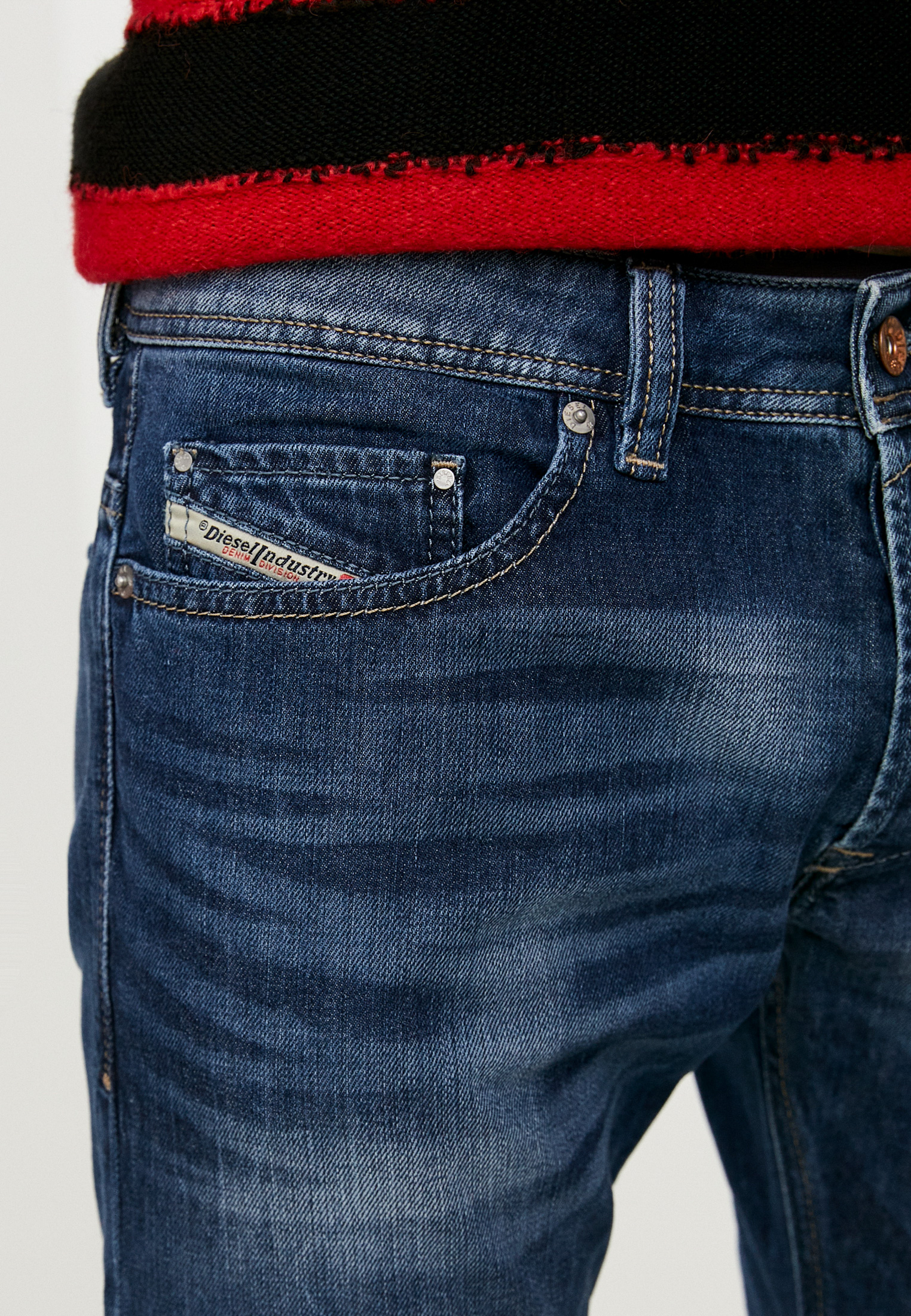 Мужские зауженные джинсы Diesel (Дизель) 00C03G0848C: изображение 4