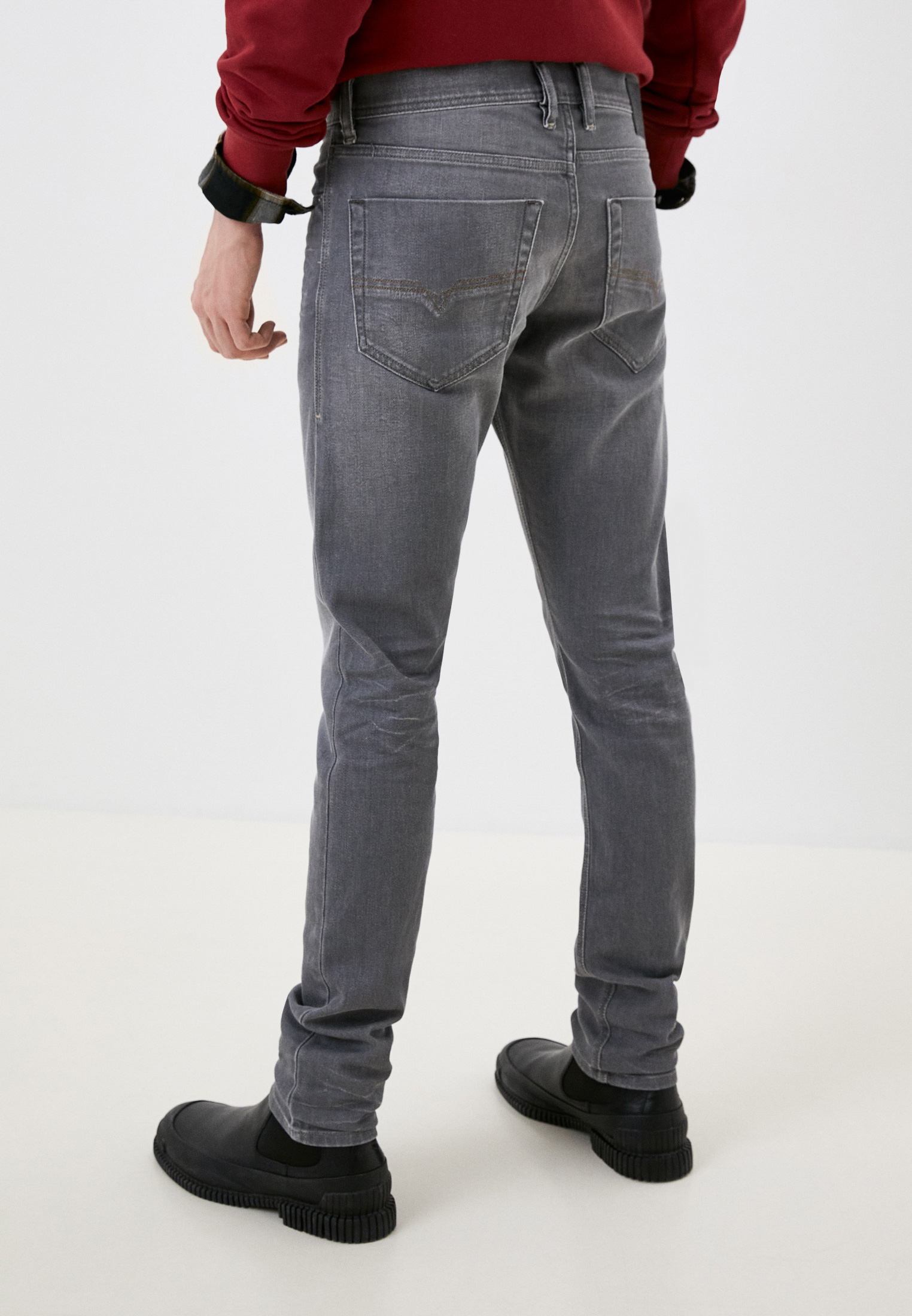 Мужские зауженные джинсы Diesel (Дизель) 00CKRIR39N8: изображение 3