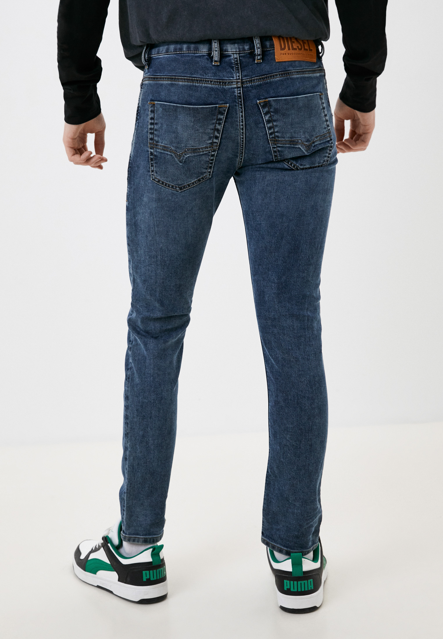 Мужские зауженные джинсы Diesel (Дизель) A00879069VX: изображение 5