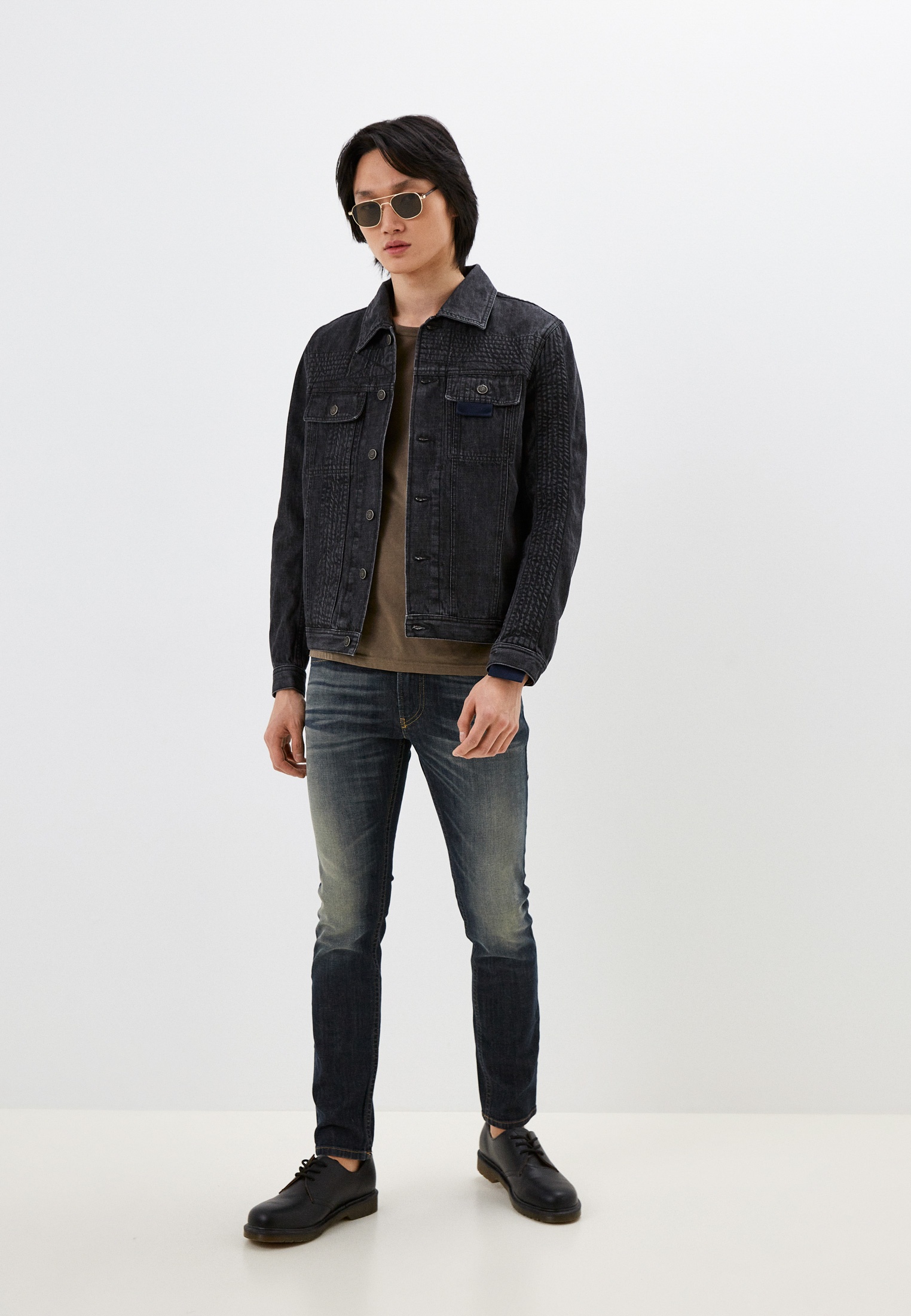 Мужские зауженные джинсы Diesel (Дизель) 00SB6D009EP: изображение 4