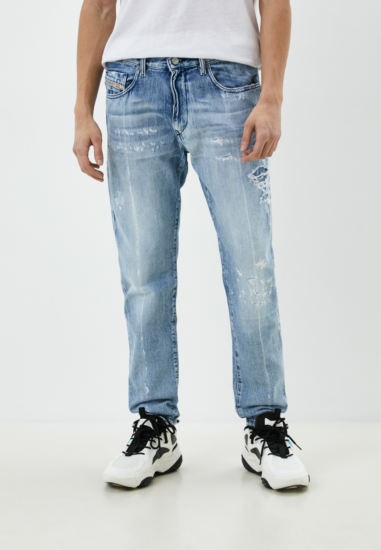 Мужские зауженные джинсы Diesel (Дизель) 00SPW5009KH: изображение 1