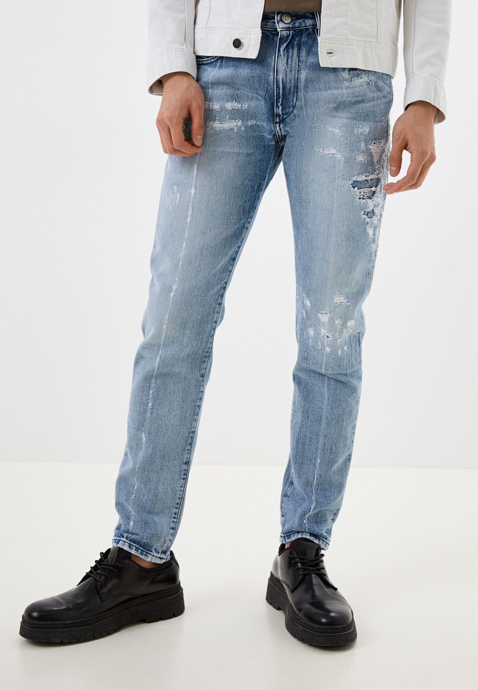 Мужские зауженные джинсы Diesel (Дизель) 00SPW5009KH: изображение 5