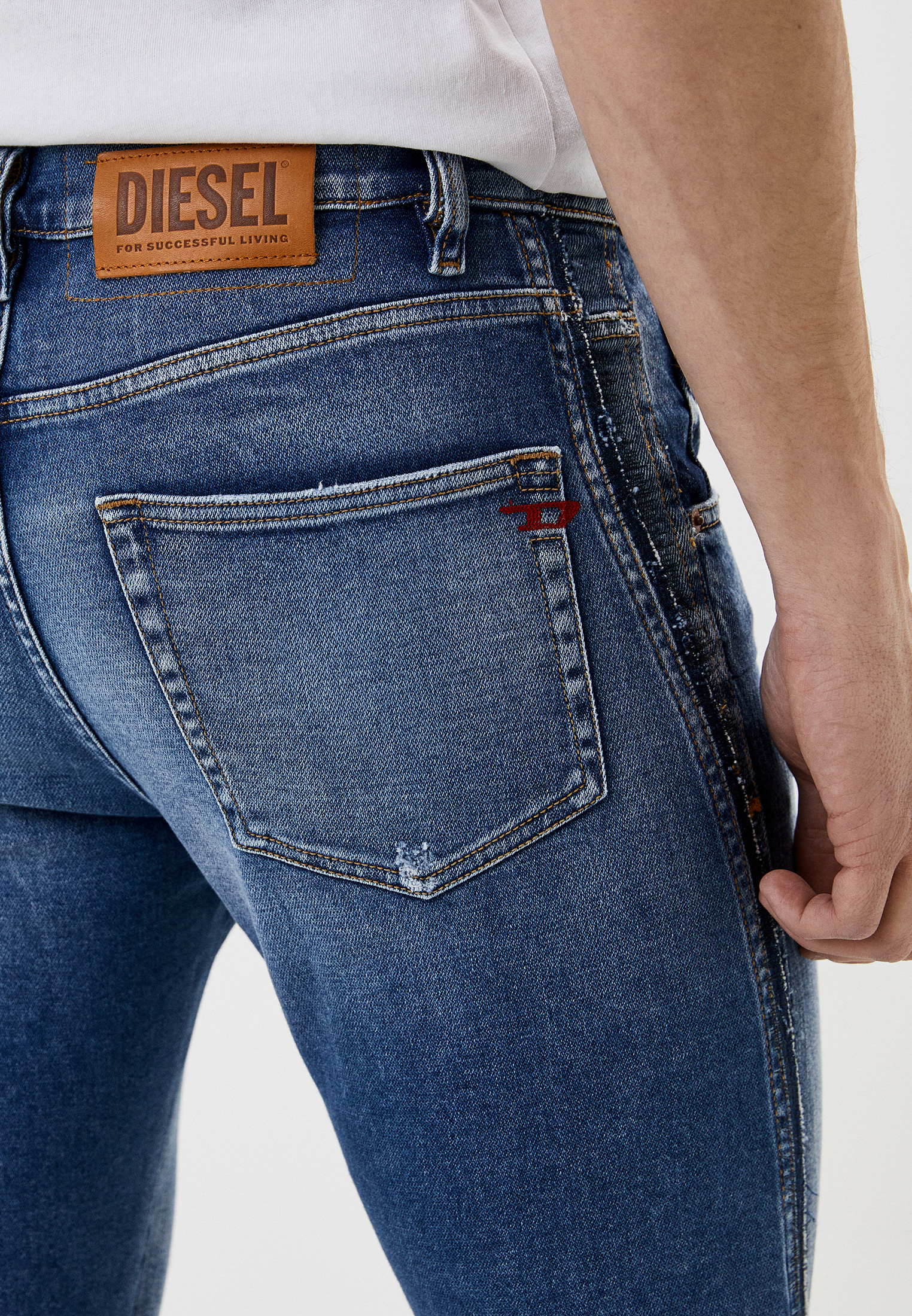 Мужские зауженные джинсы Diesel (Дизель) A00480009GE: изображение 8