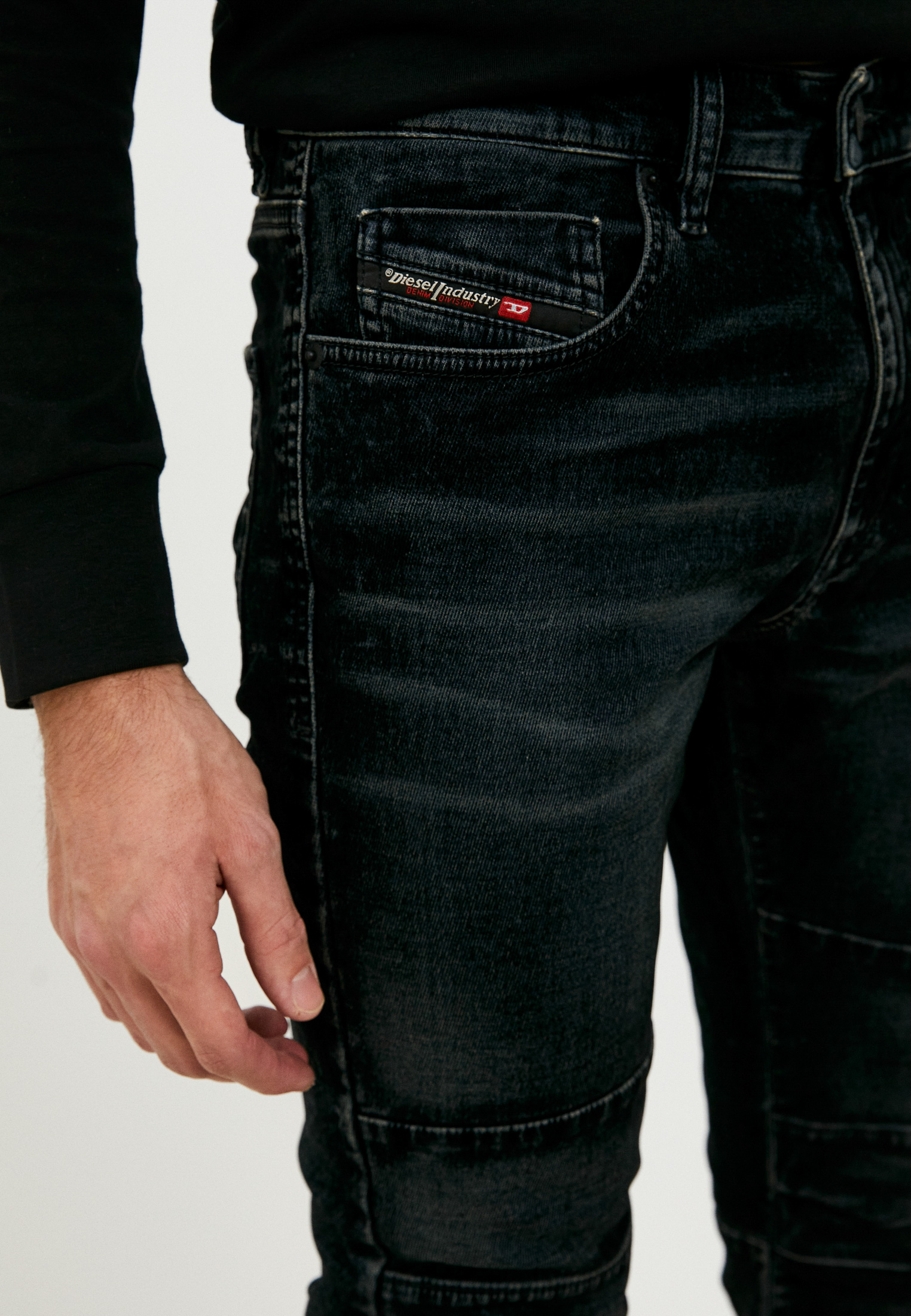 Мужские зауженные джинсы Diesel (Дизель) A02081069TG: изображение 4