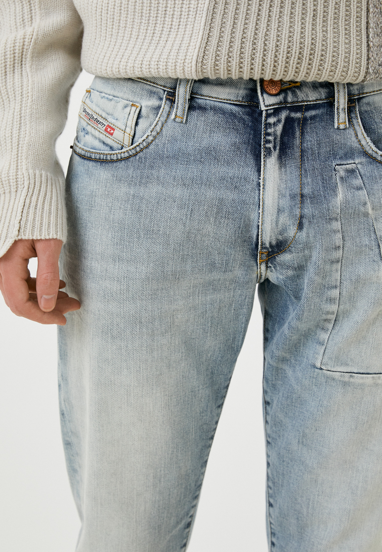 Мужские прямые джинсы Diesel (Дизель) A02439009TN: изображение 4