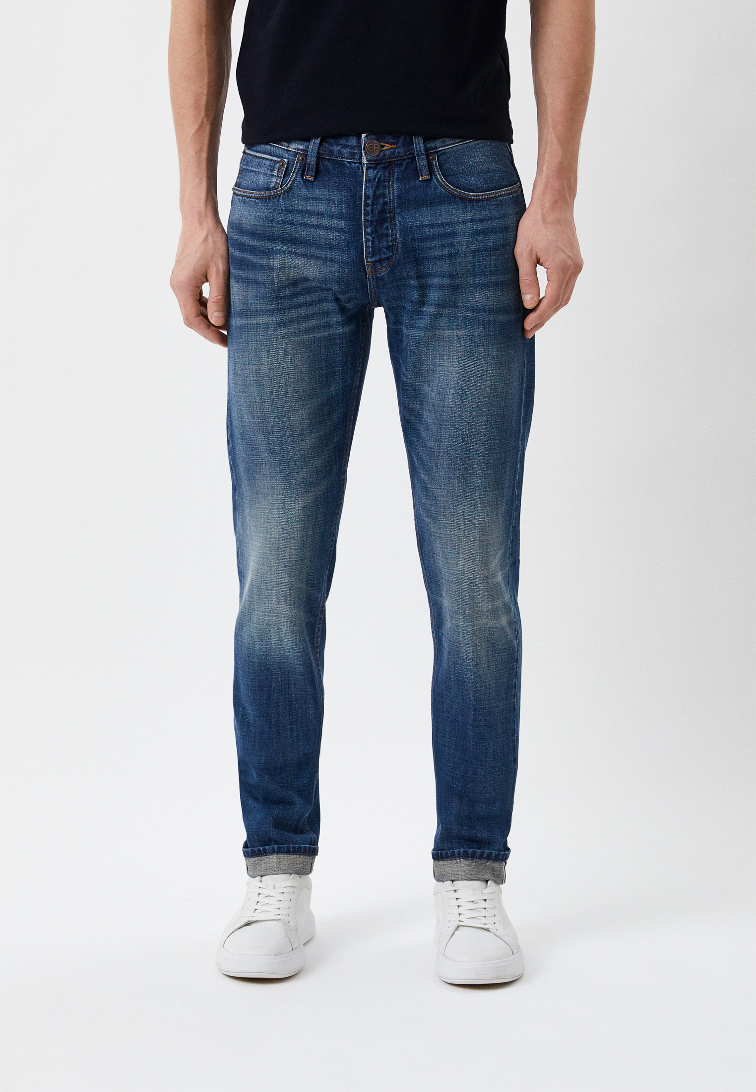 Мужские зауженные джинсы Emporio Armani (Эмпорио Армани) 3R1J75 1DQBZ: изображение 1