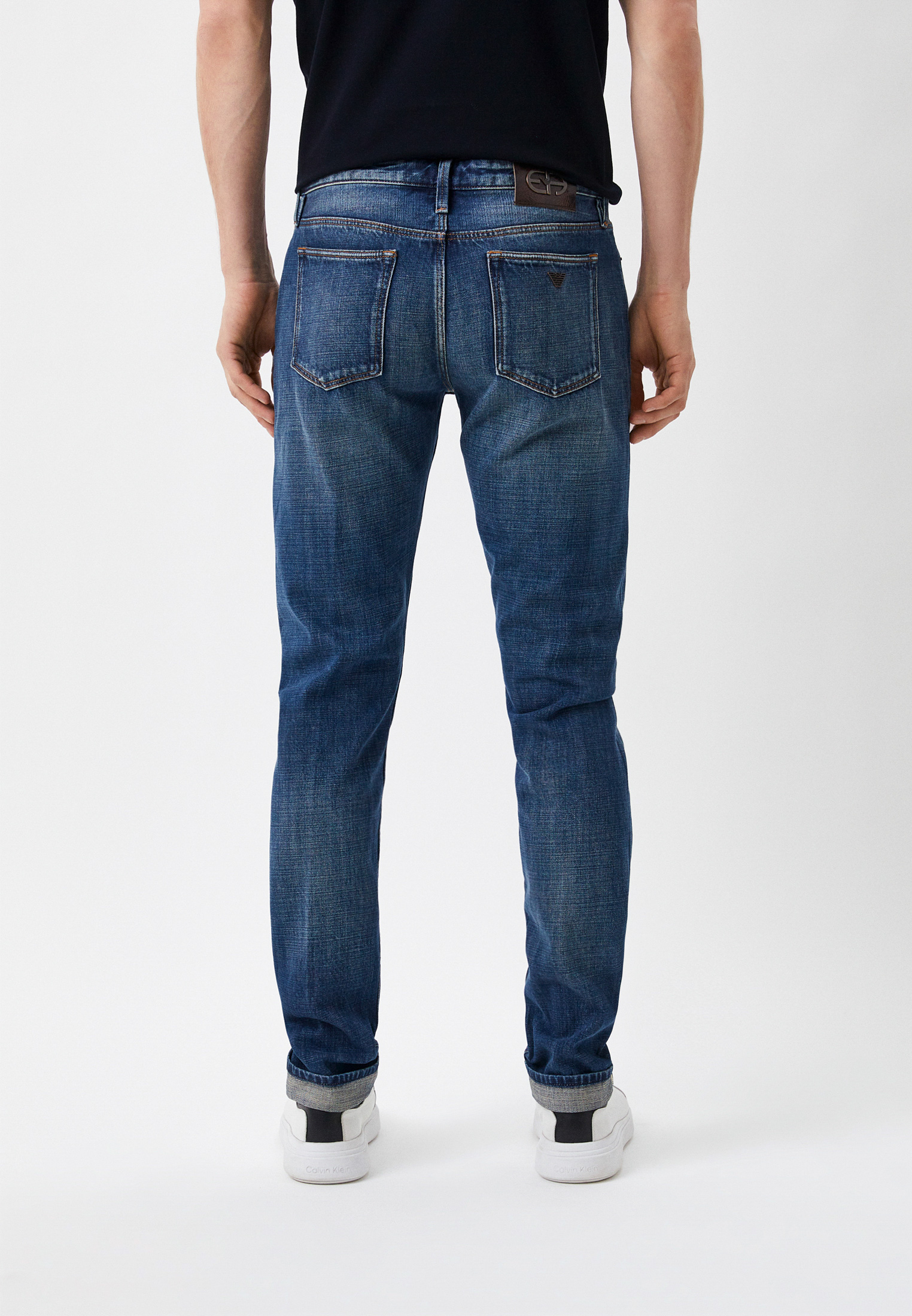 Мужские зауженные джинсы Emporio Armani (Эмпорио Армани) 3R1J75 1DQBZ: изображение 3