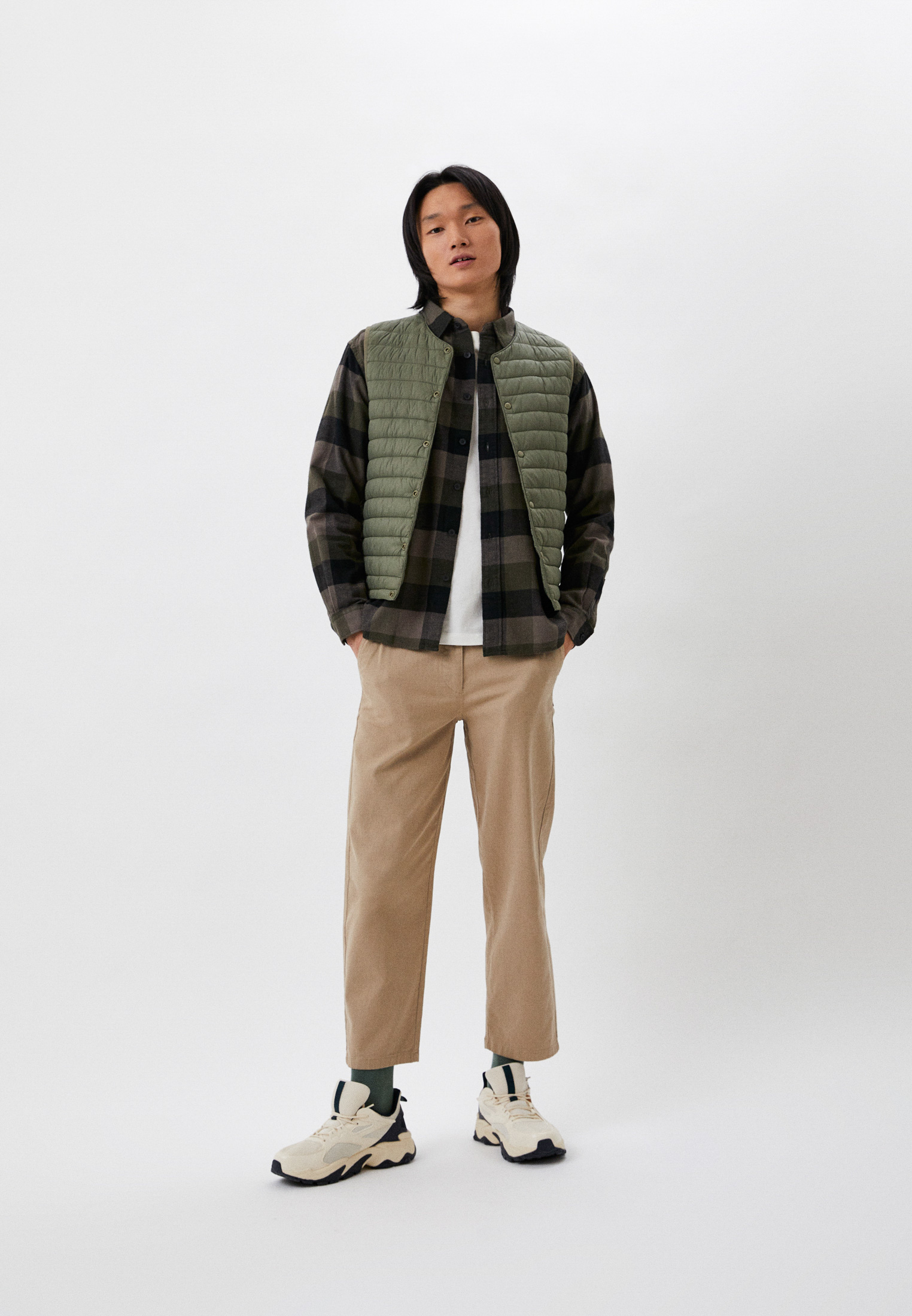 Рубашка с длинным рукавом мужской UNIQLO 331-441780(14-21) купить за ...