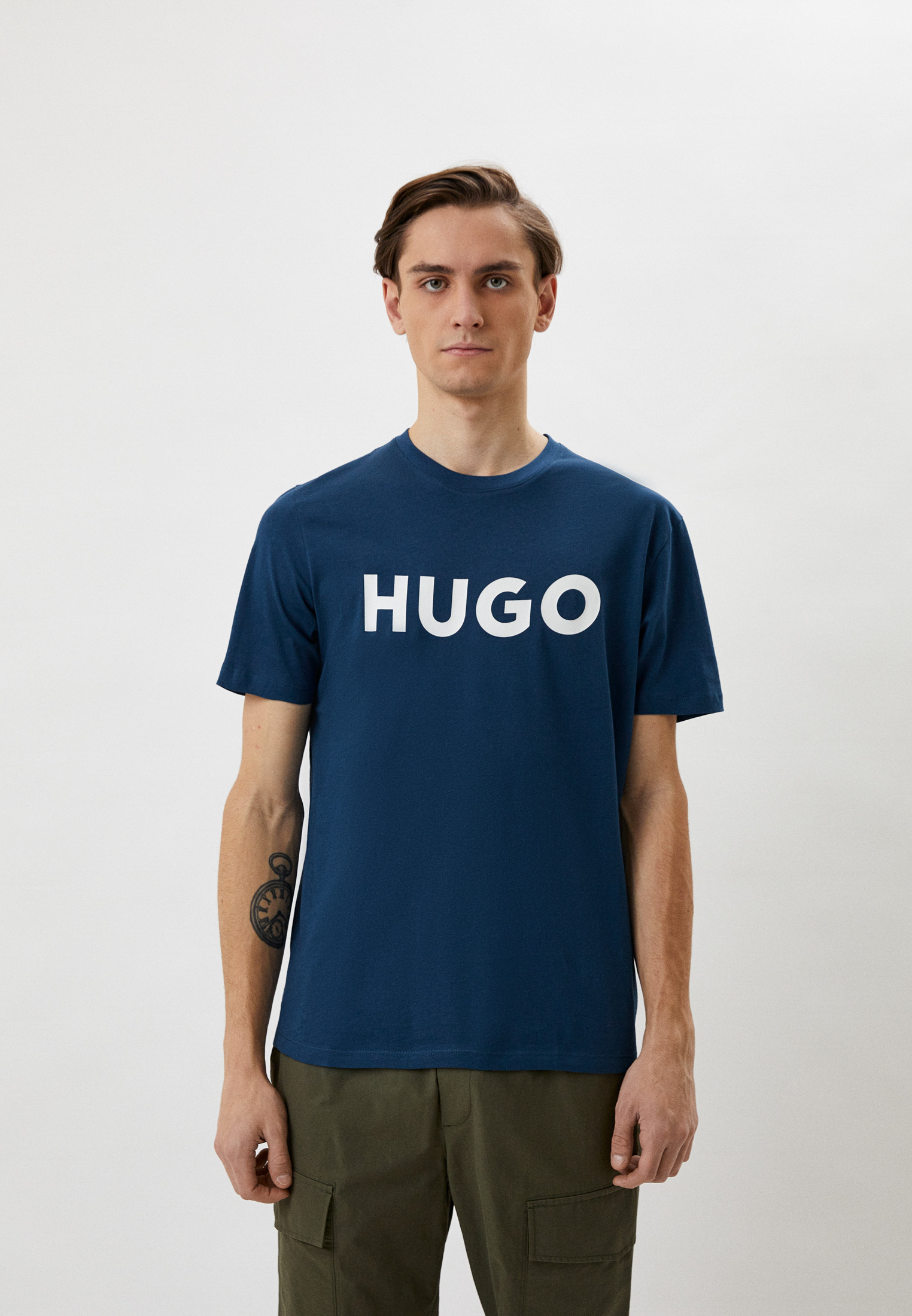 Мужская футболка Hugo (Хуго) 50467556: изображение 5