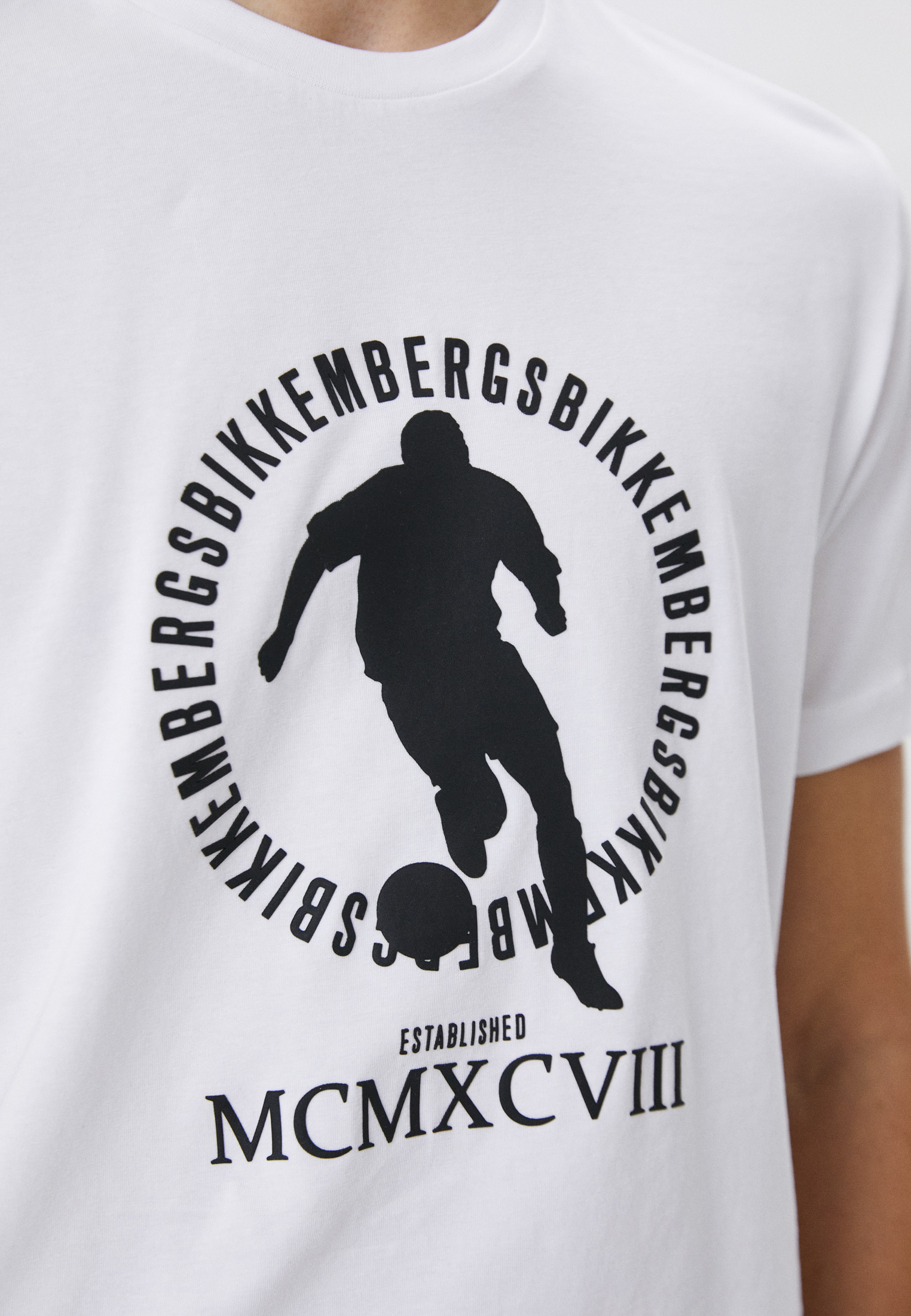 Мужская футболка Bikkembergs (Биккембергс) C41011DE2359: изображение 4