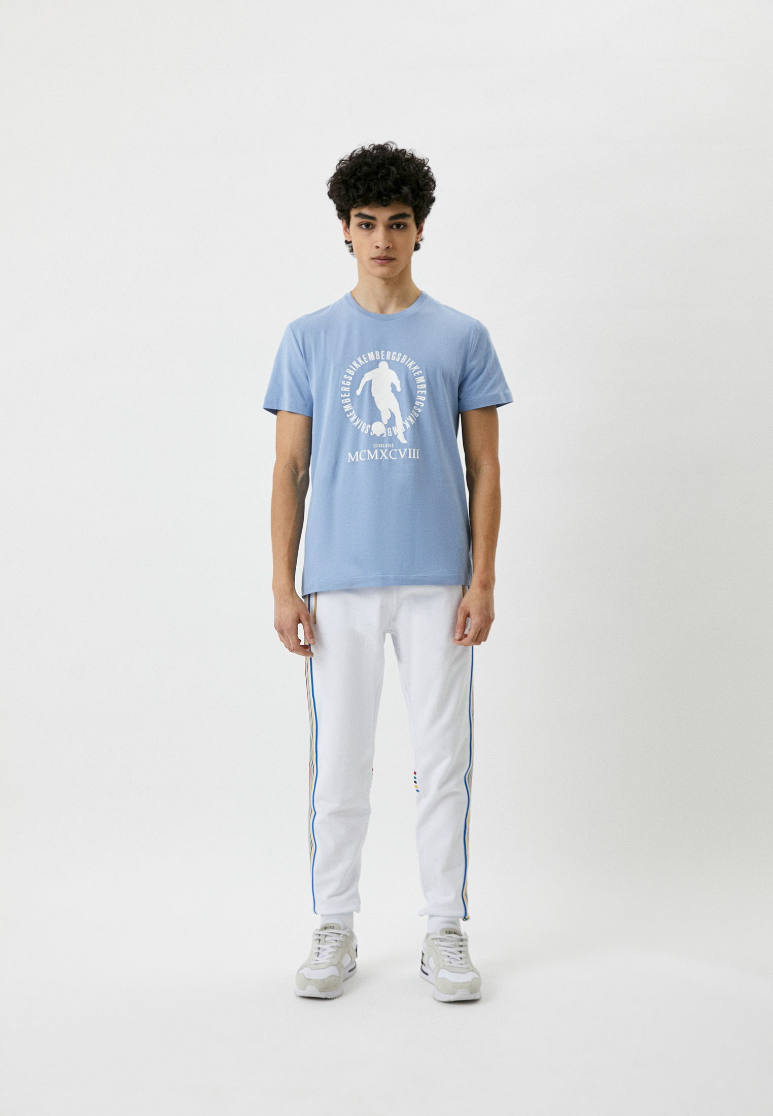 Мужская футболка Bikkembergs (Биккембергс) C41011DE2359: изображение 2