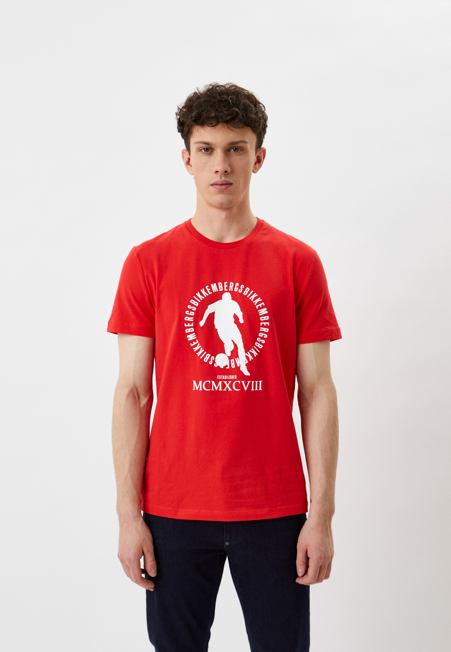 Мужская футболка Bikkembergs (Биккембергс) C41011DE2359: изображение 1