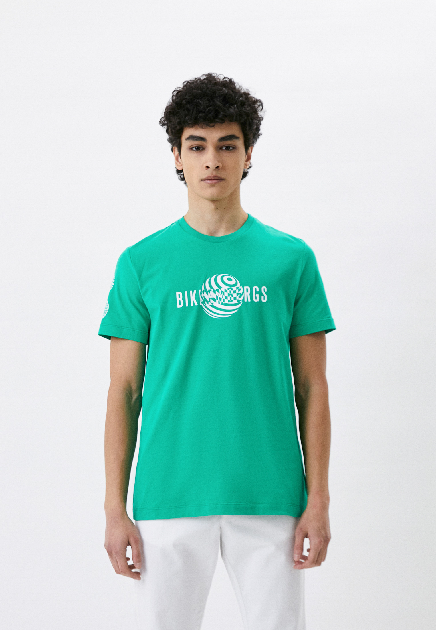 Мужская футболка Bikkembergs (Биккембергс) C41011HE2359