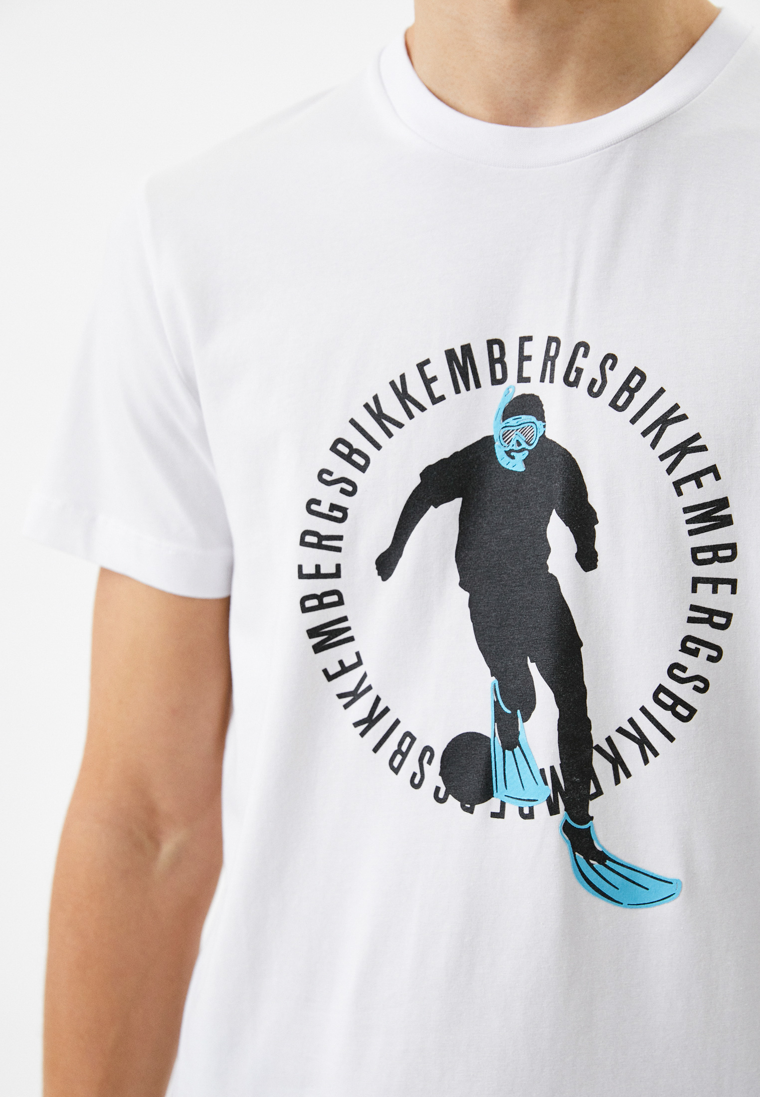 Мужская футболка Bikkembergs (Биккембергс) C410130E2231: изображение 4