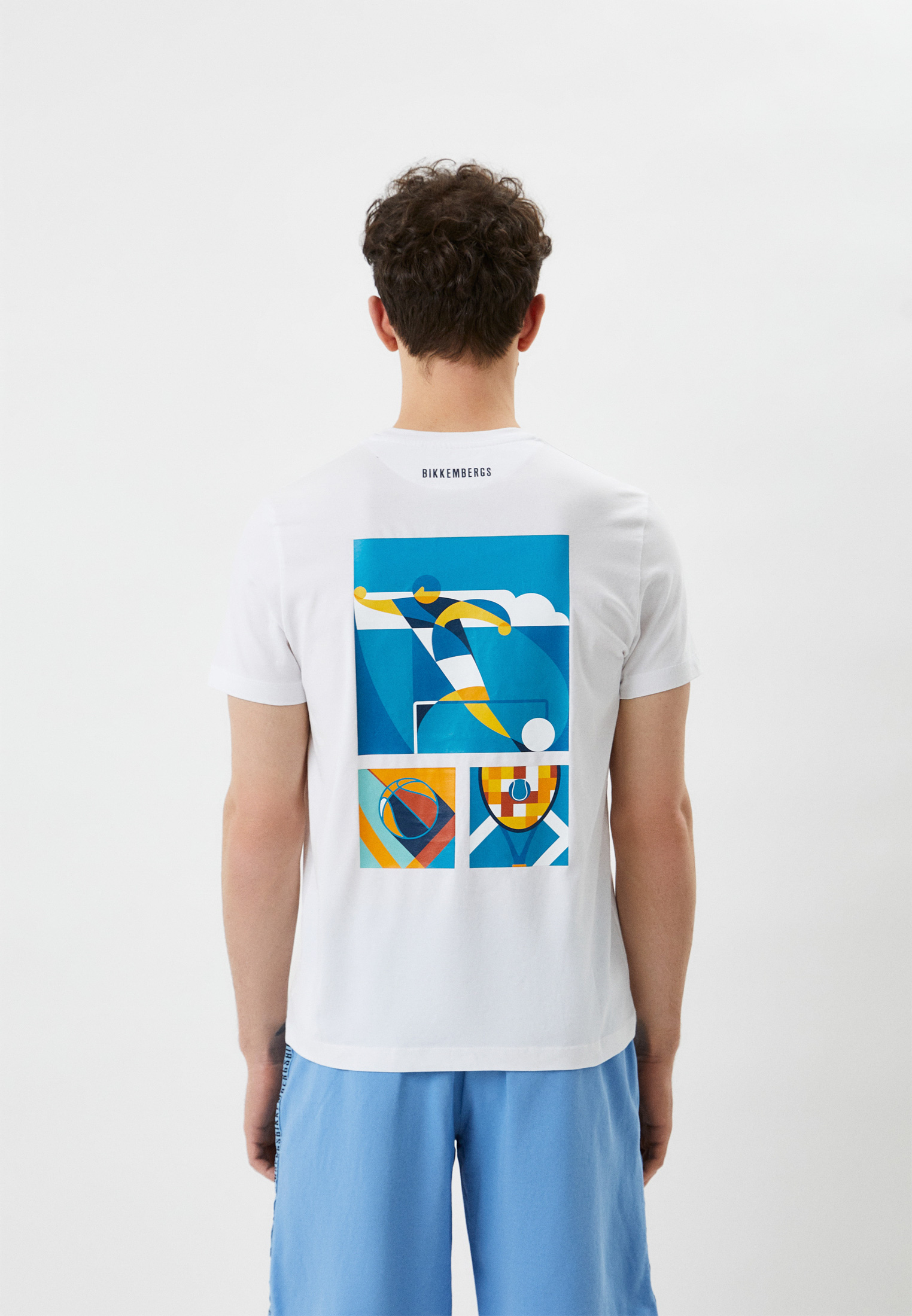 Мужская футболка Bikkembergs (Биккембергс) C410162E1811: изображение 3