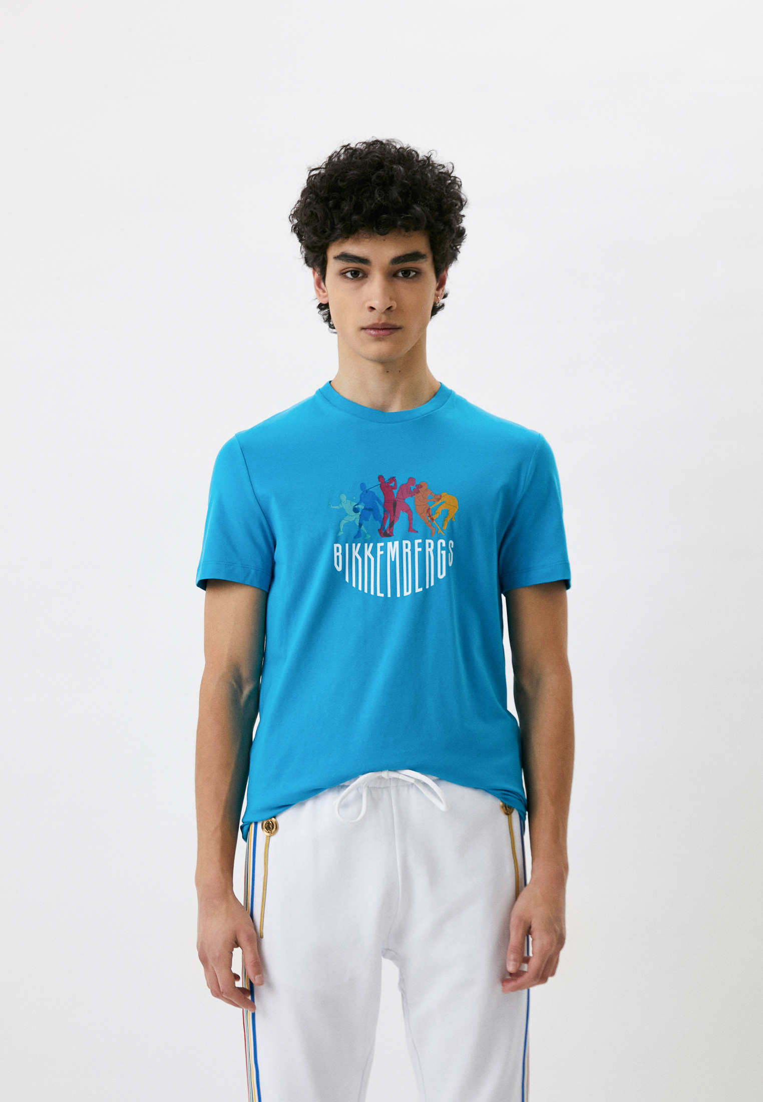 Мужская футболка Bikkembergs (Биккембергс) C410163E1811