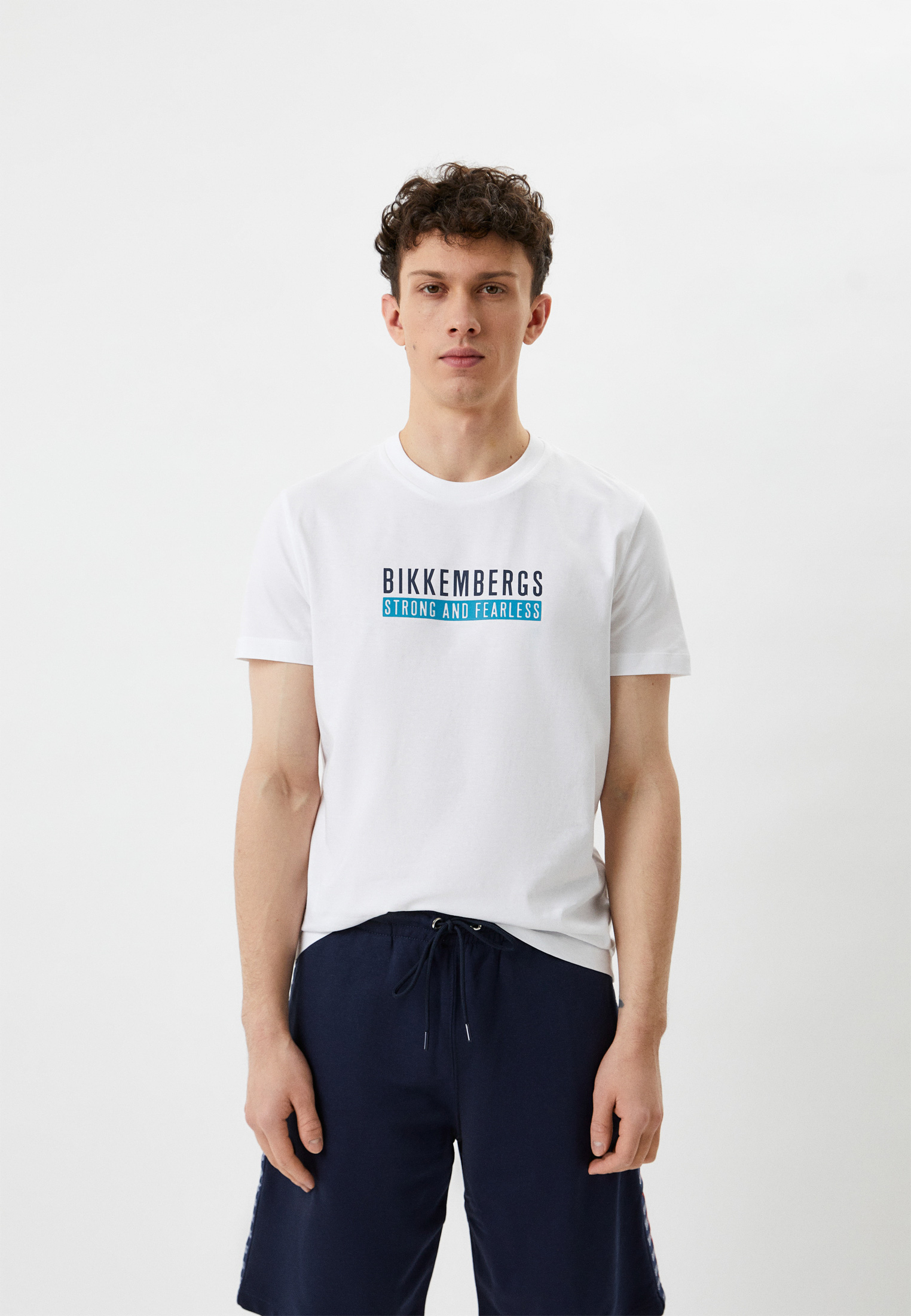 Мужская футболка Bikkembergs (Биккембергс) C410167M4349