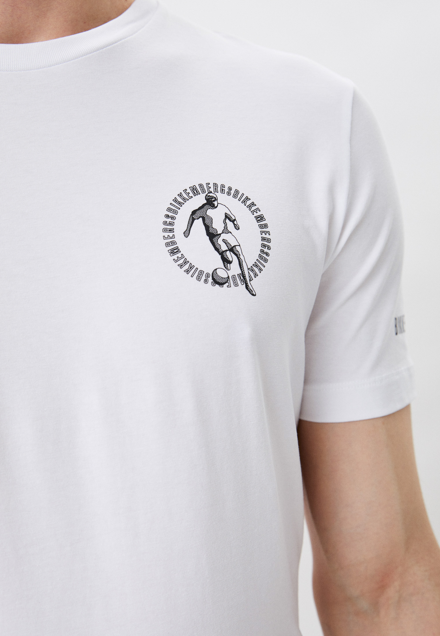 Мужская футболка Bikkembergs (Биккембергс) C410603E2359: изображение 4