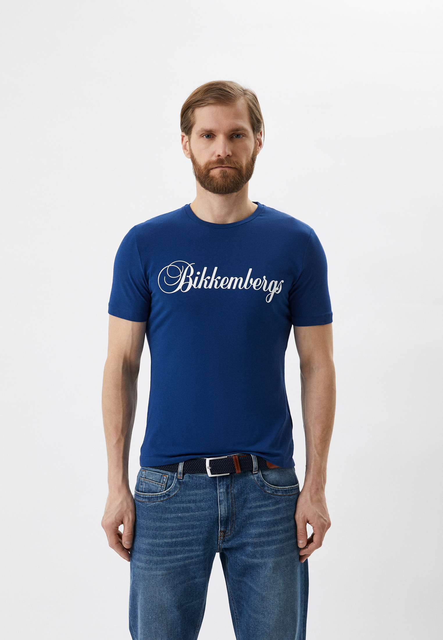 Мужская футболка Bikkembergs (Биккембергс) C410604E2359