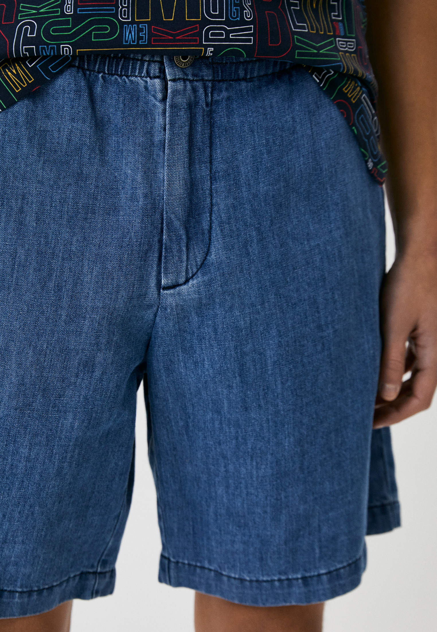 Мужские джинсовые шорты Bikkembergs (Биккембергс) CO01501T093A: изображение 4