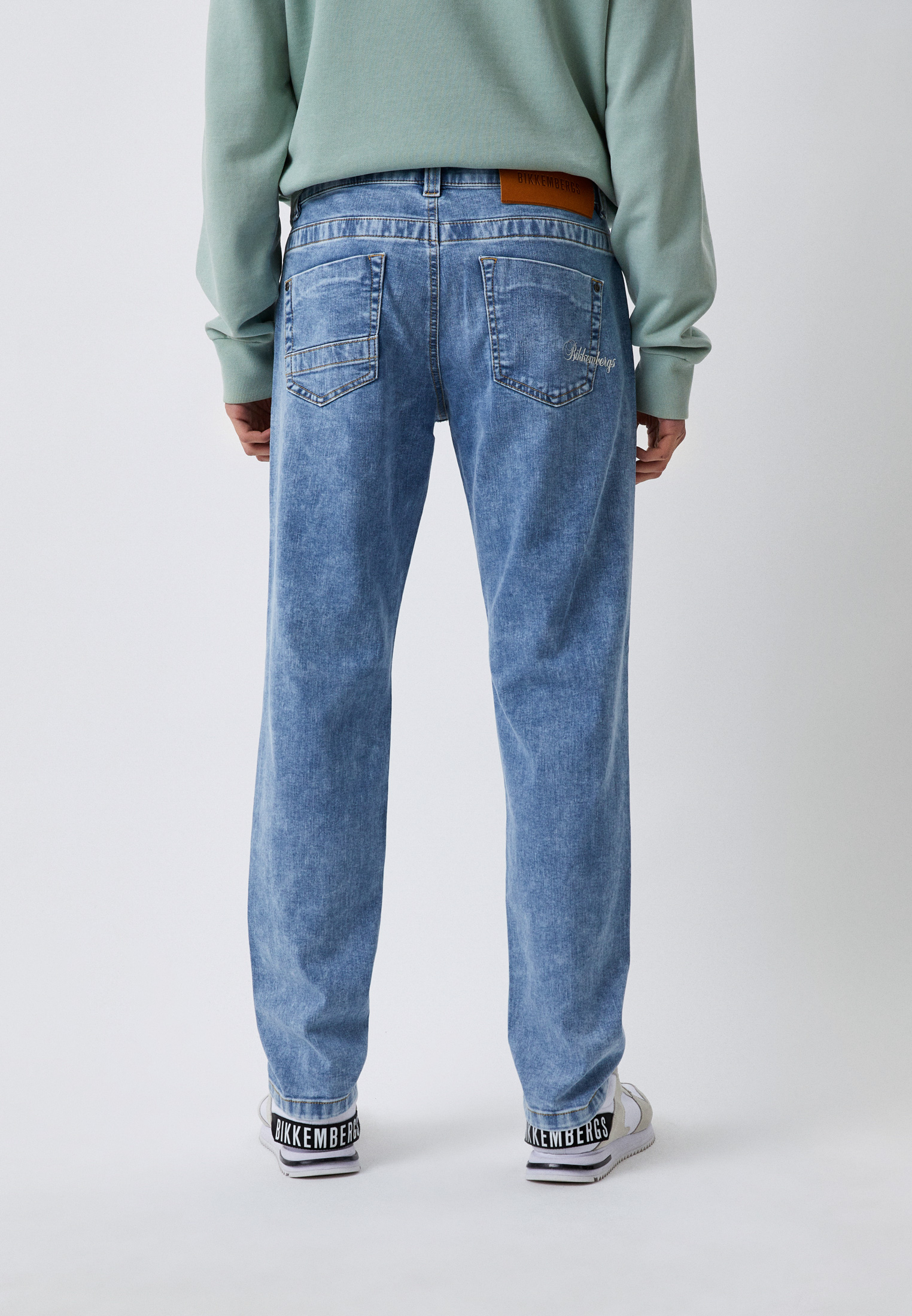 Мужские прямые джинсы Bikkembergs (Биккембергс) CQ10186S3379: изображение 7