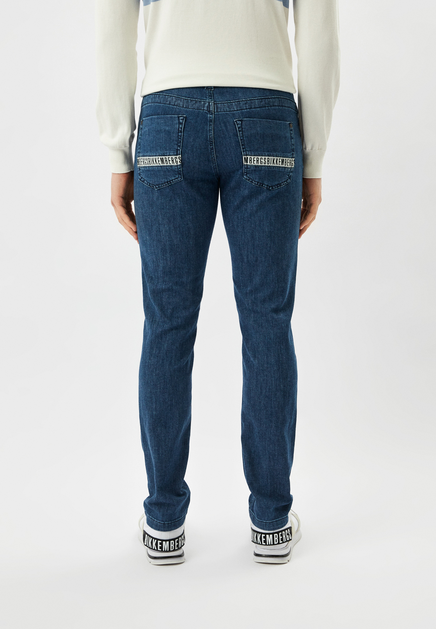 Мужские прямые джинсы Bikkembergs (Биккембергс) CQ10188S3780: изображение 11