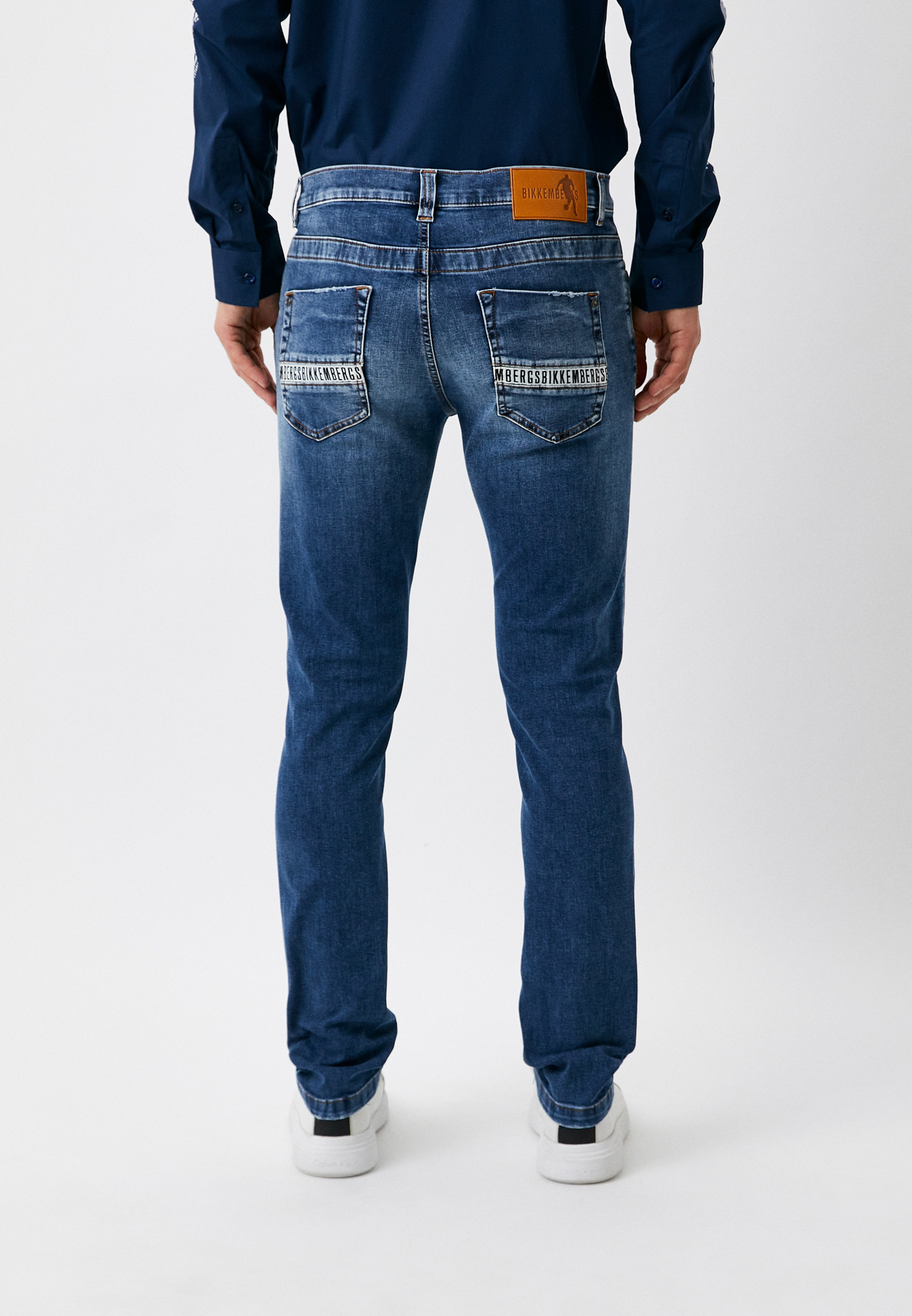 Мужские зауженные джинсы Bikkembergs (Биккембергс) CQ10188S3511: изображение 11