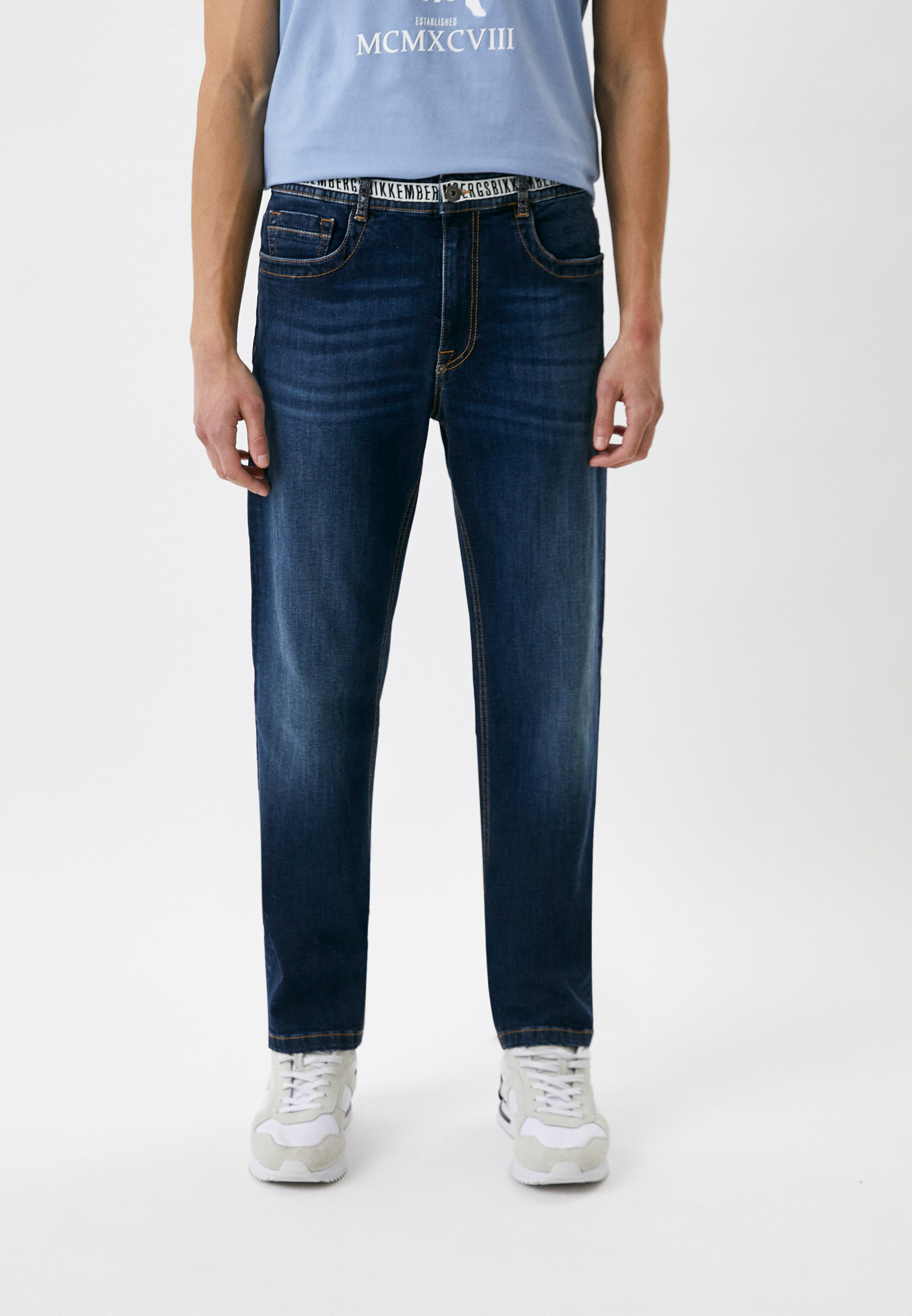 Мужские прямые джинсы Bikkembergs (Биккембергс) CQ1021CS3511: изображение 1