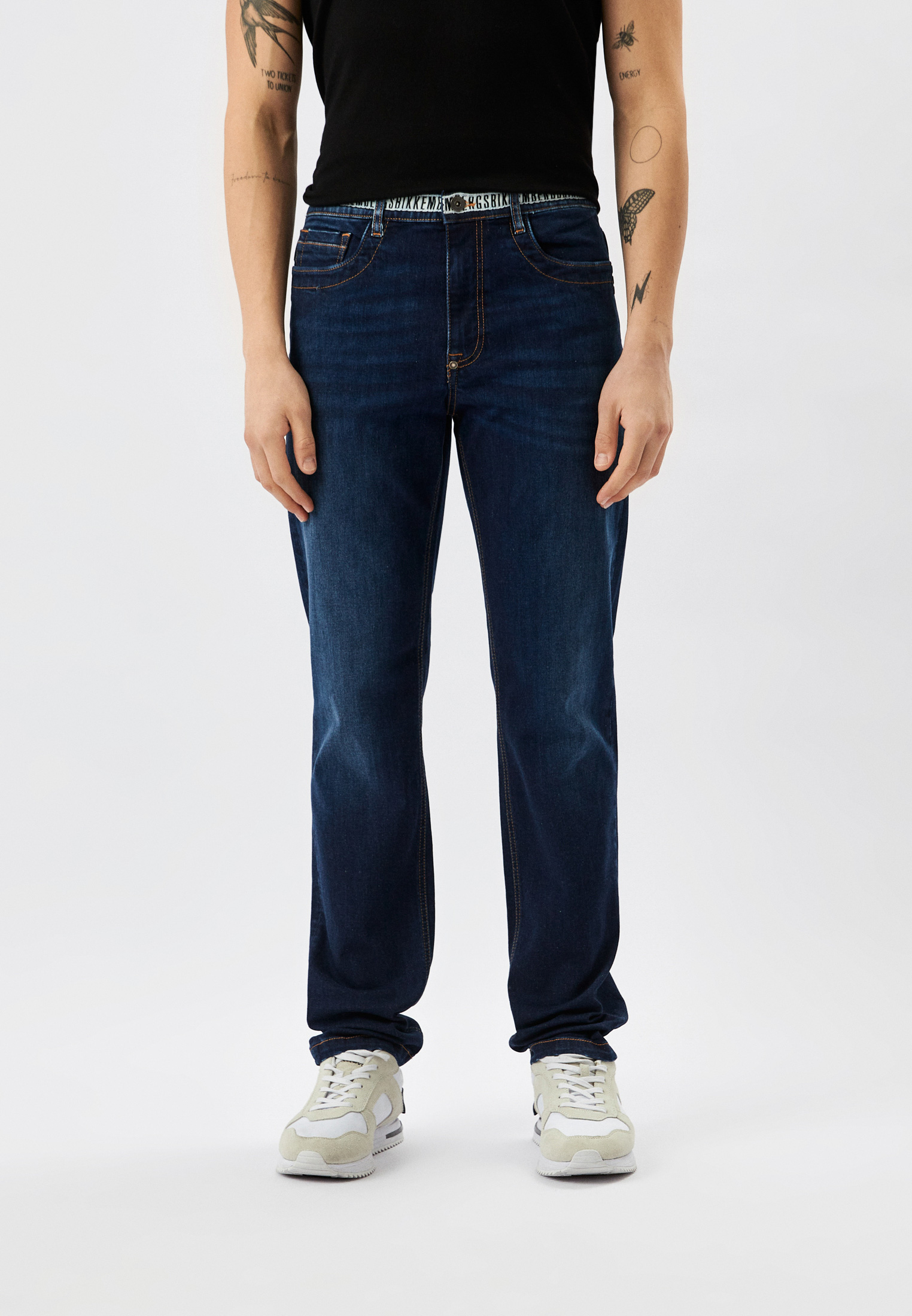 Мужские прямые джинсы Bikkembergs (Биккембергс) CQ1021CS3511: изображение 9