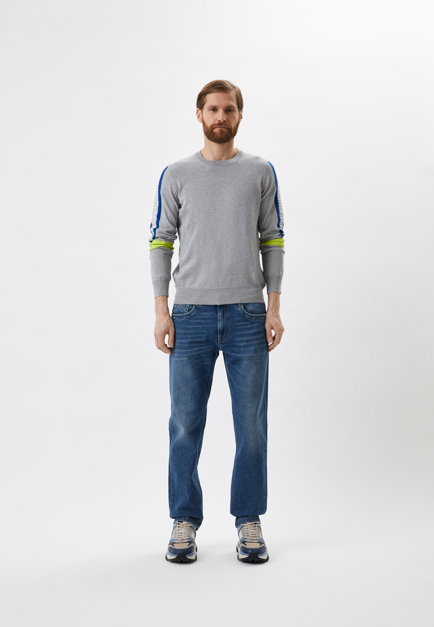 Мужские прямые джинсы Bikkembergs (Биккембергс) CQ11203S3570: изображение 2