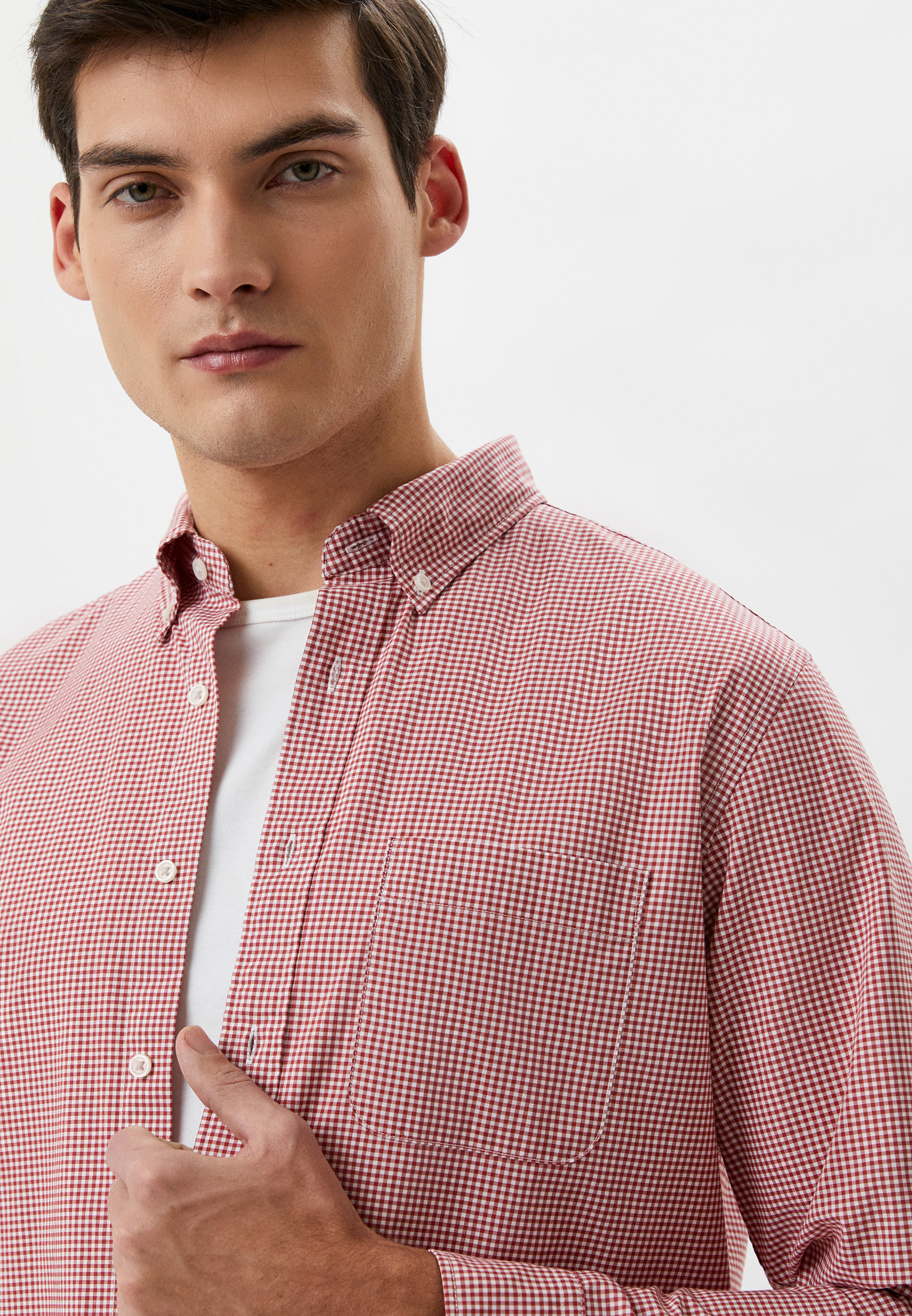 Рубашка с длинным рукавом мужской UNIQLO 331-448370(21-19) купить за ...