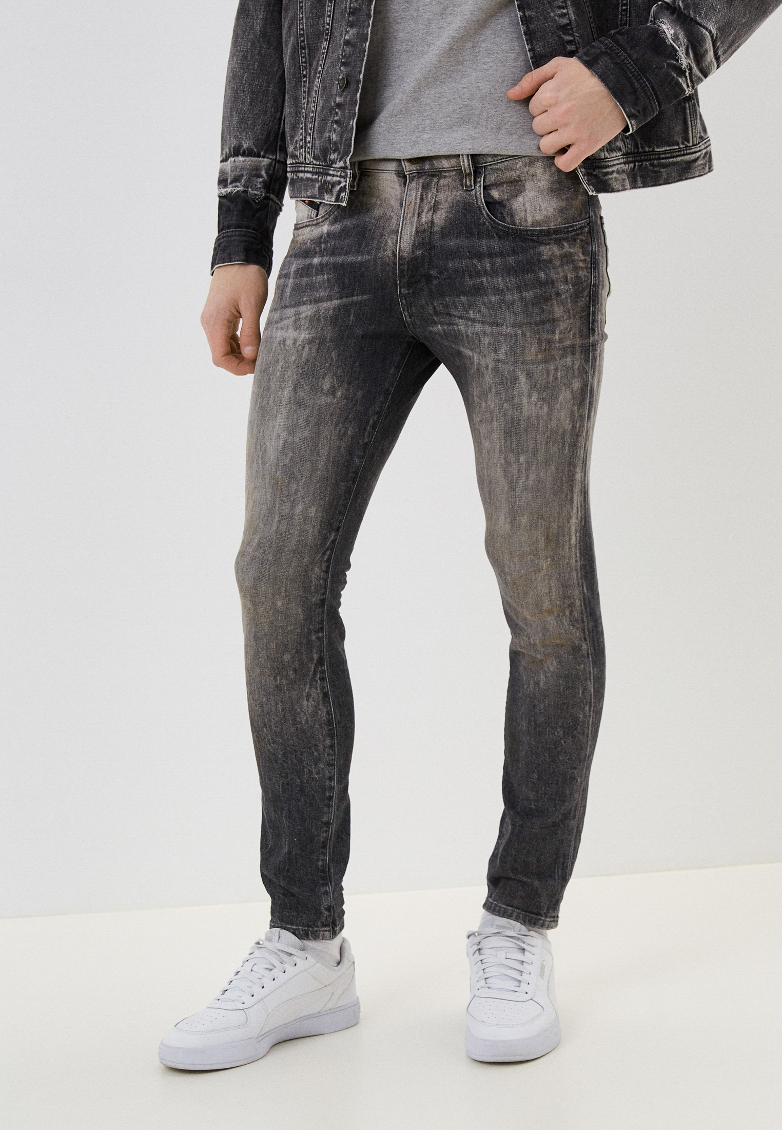 Мужские зауженные джинсы Diesel (Дизель) 00SPW409A83: изображение 2
