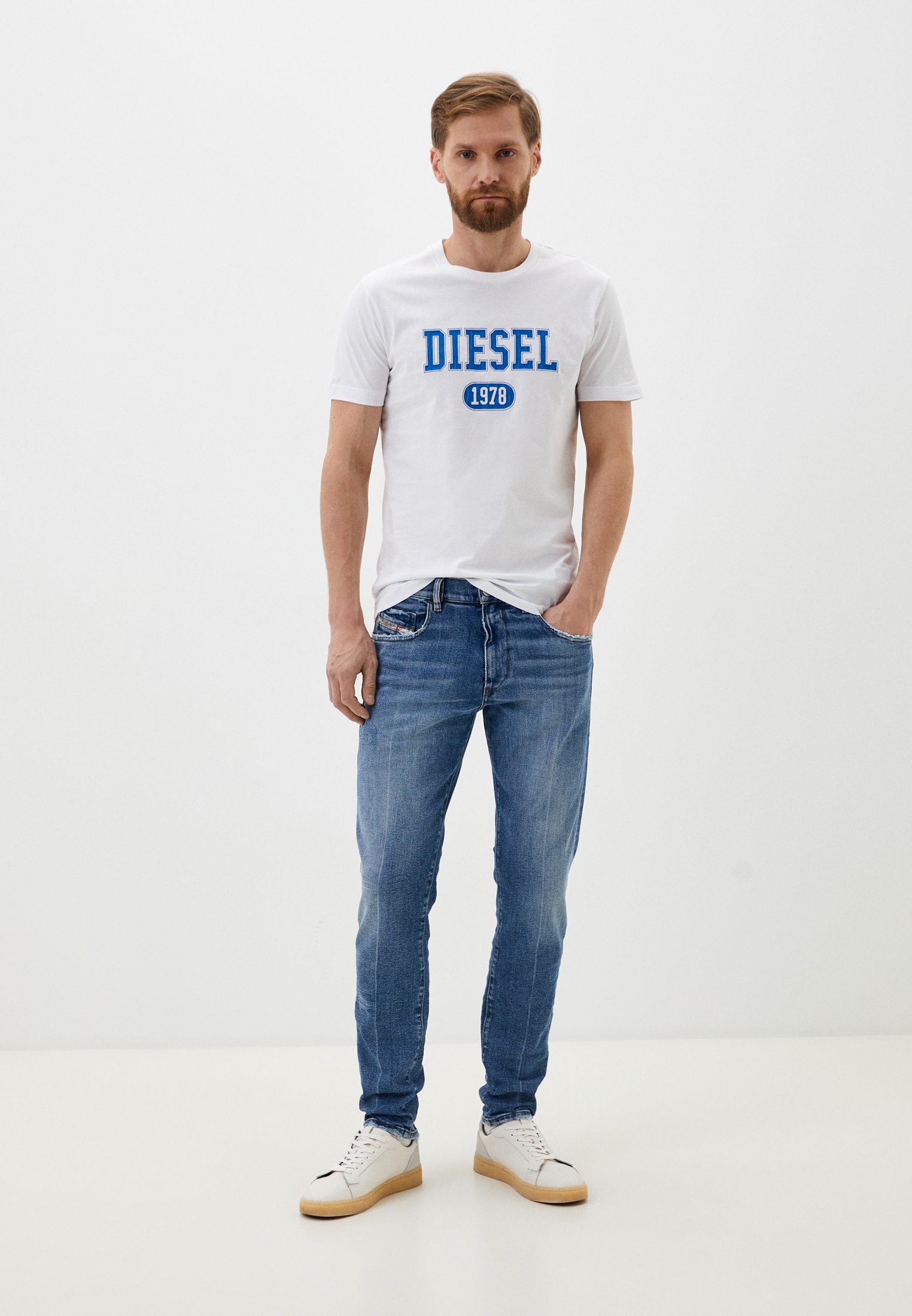 Мужские зауженные джинсы Diesel (Дизель) 00SPW509A26: изображение 2