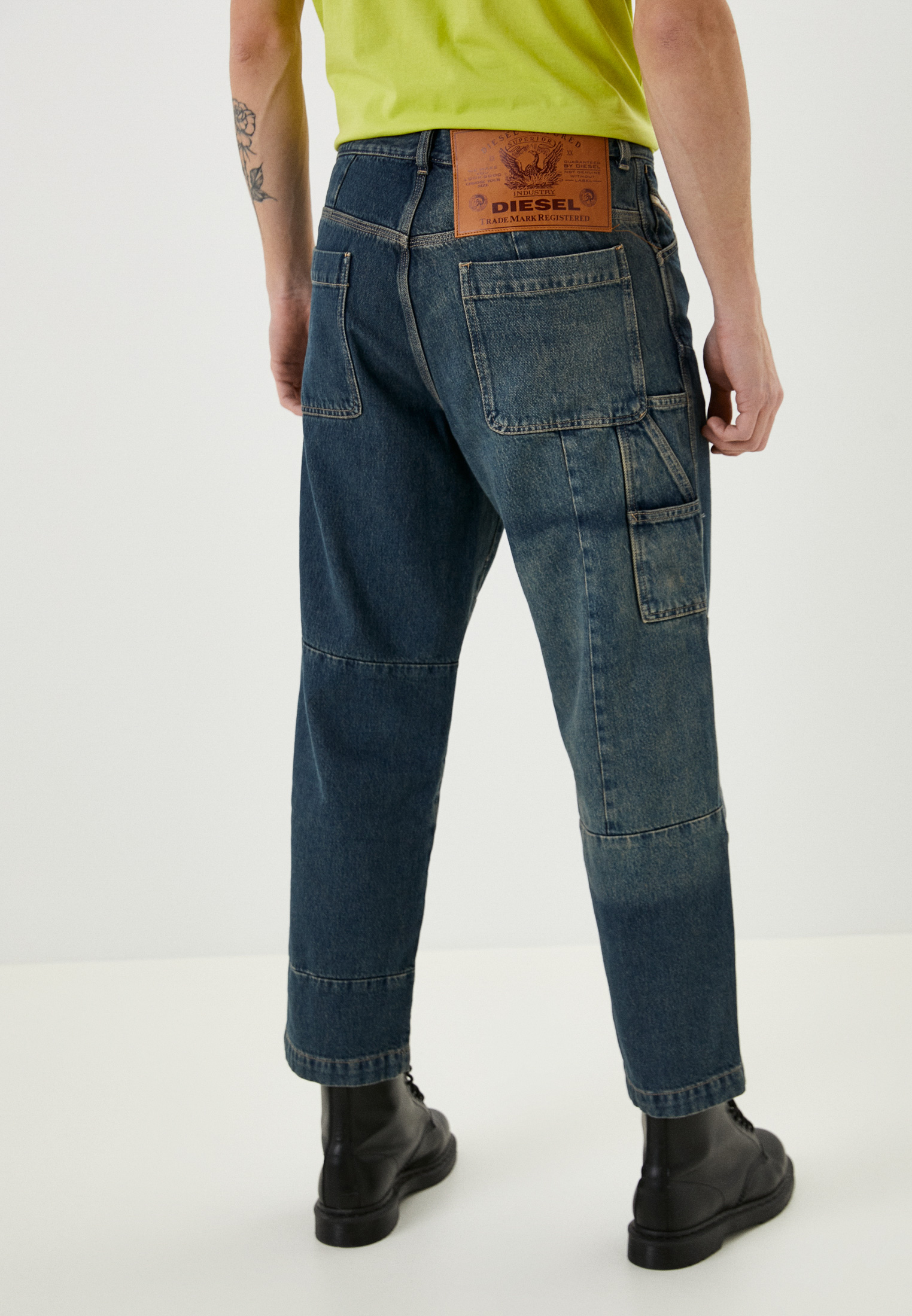 Мужские зауженные джинсы Diesel (Дизель) A025530HBAL: изображение 3