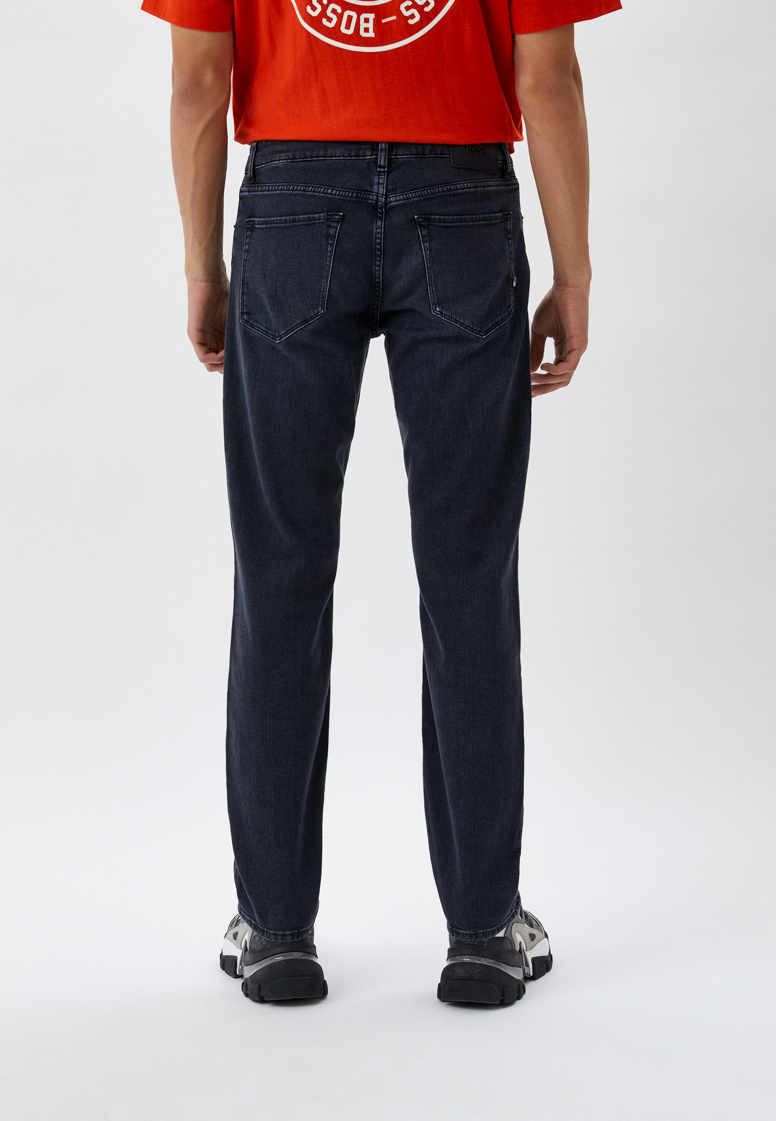 Мужские прямые джинсы Boss (Босс) 50490974: изображение 3