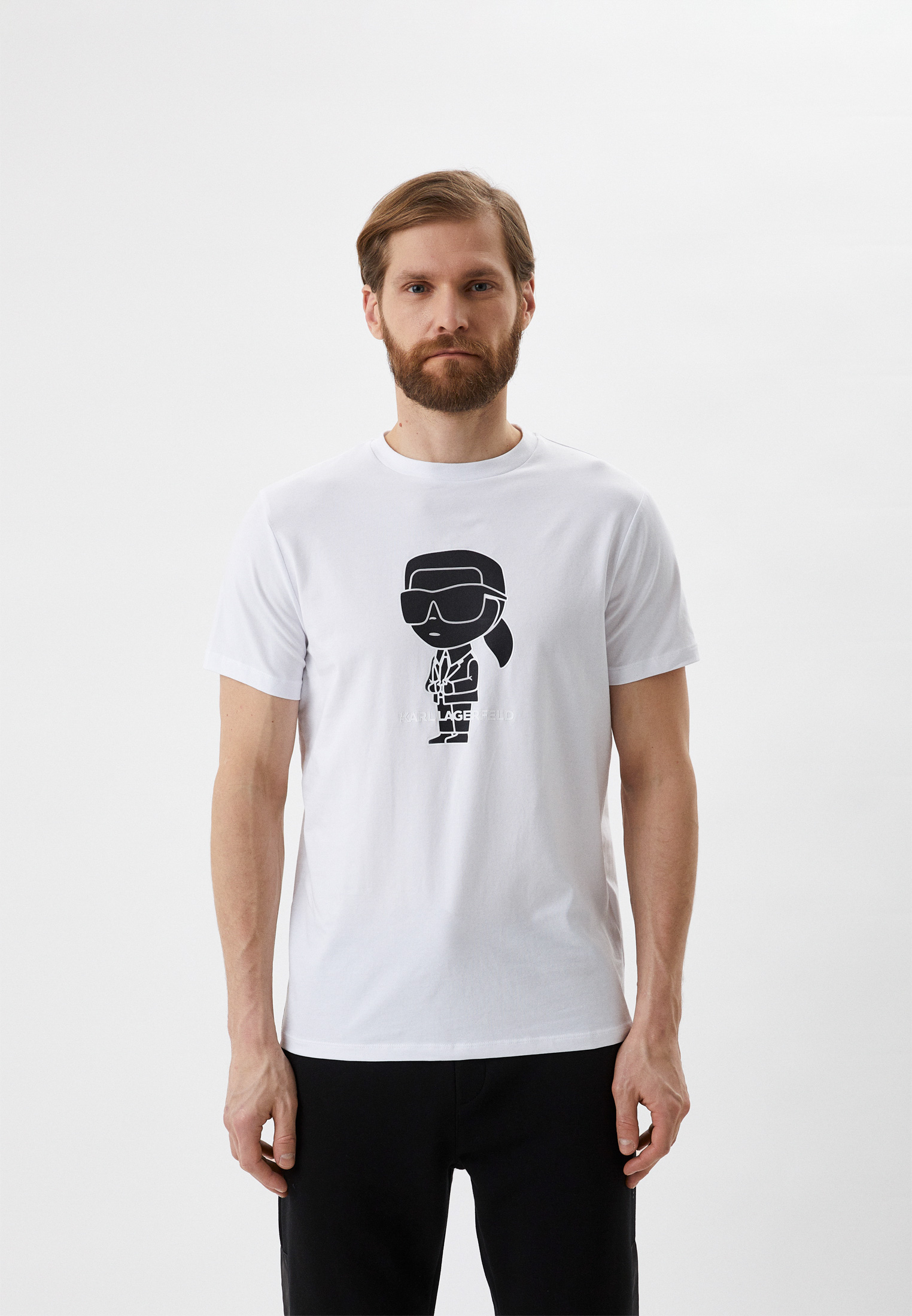 Мужская футболка Karl Lagerfeld (Карл Лагерфельд) 755086-531221: изображение 1