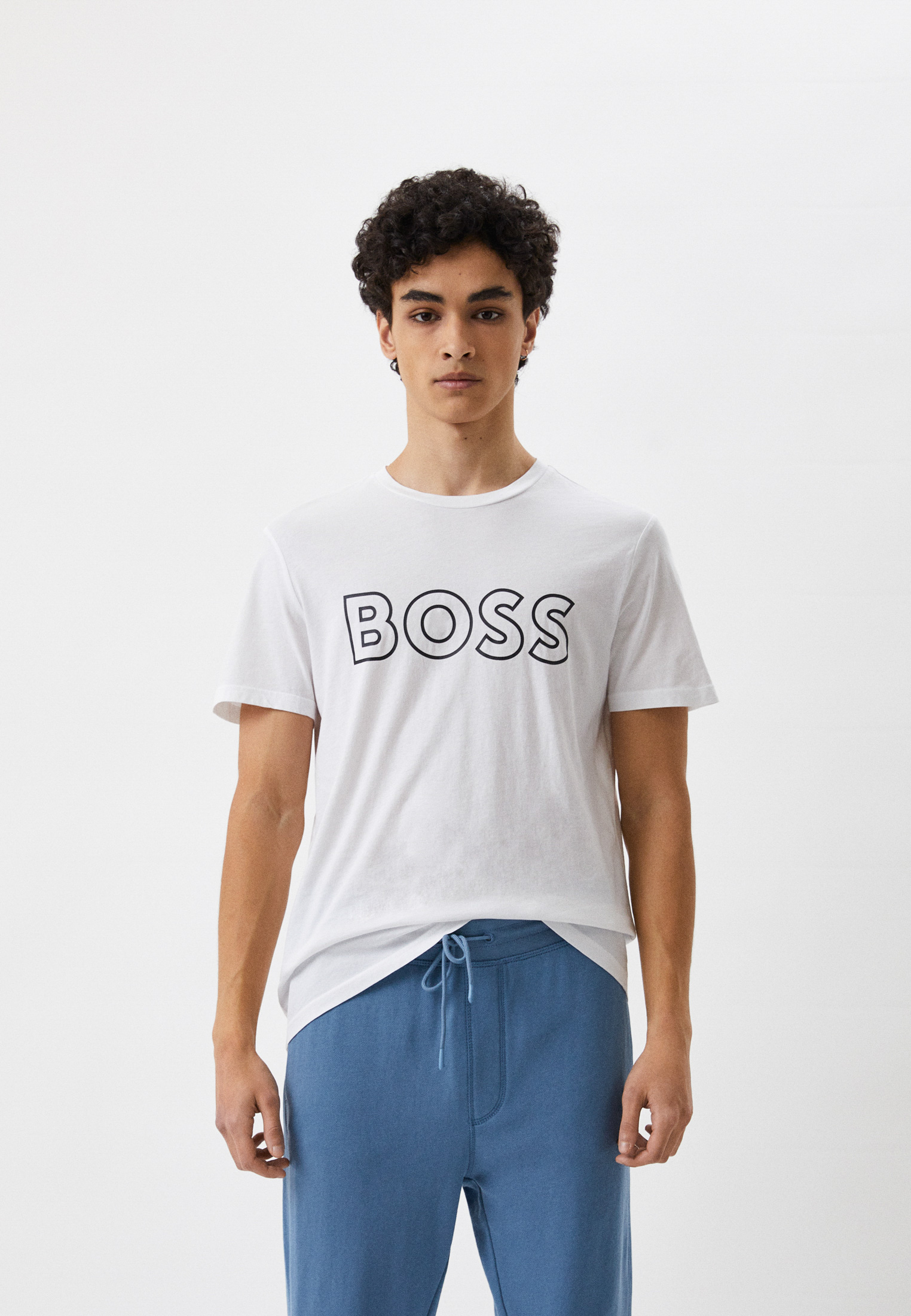 Мужская футболка Boss (Босс) 50485322: изображение 4