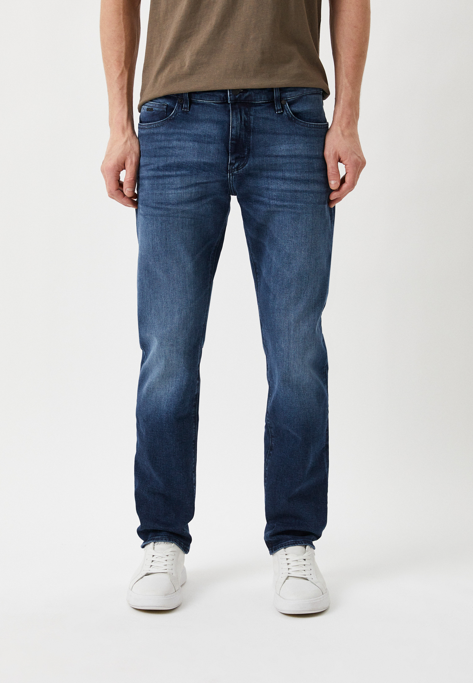 Мужские зауженные джинсы Boss (Босс) 50463090: изображение 1