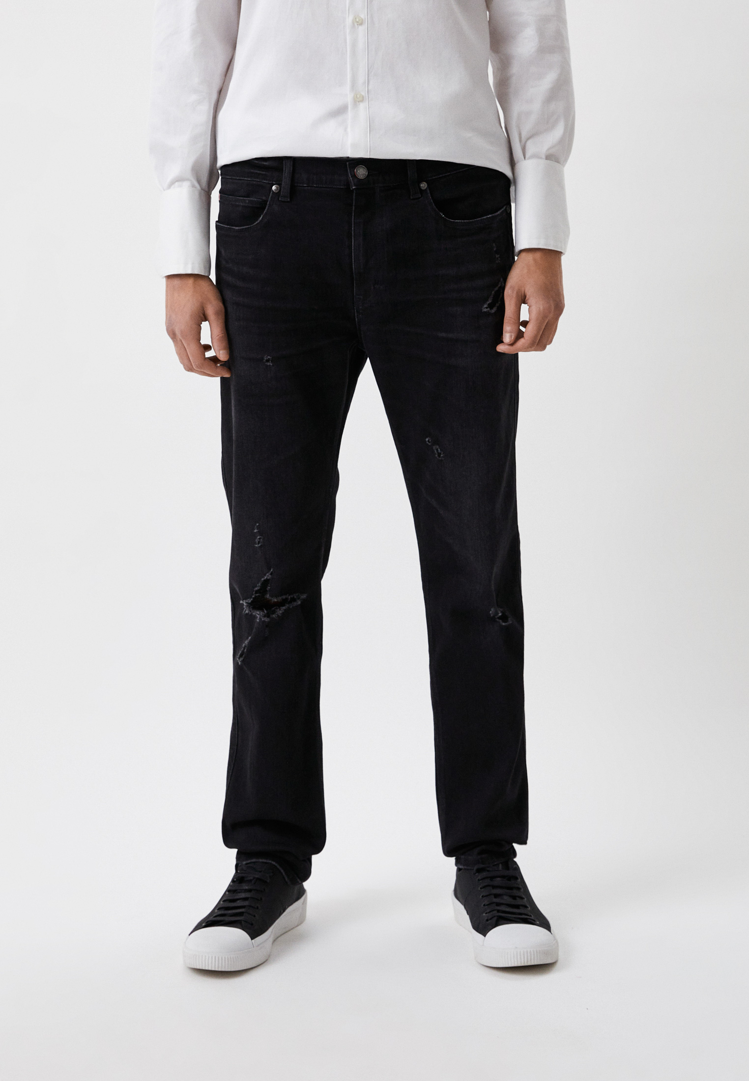 Мужские зауженные джинсы Hugo (Хуго) 50483901: изображение 1