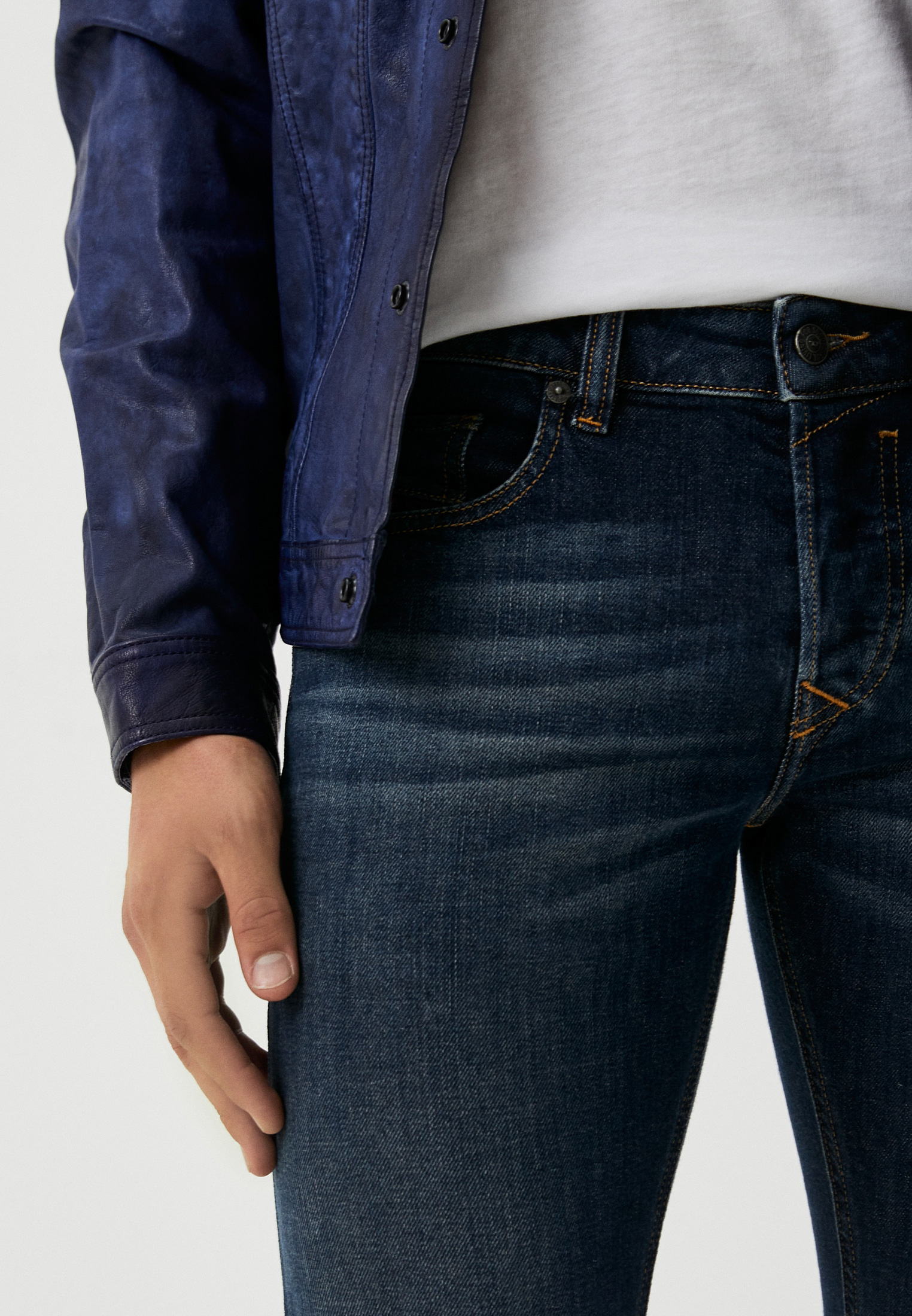 Мужские прямые джинсы Diesel (Дизель) 00S0PS009HN: изображение 8