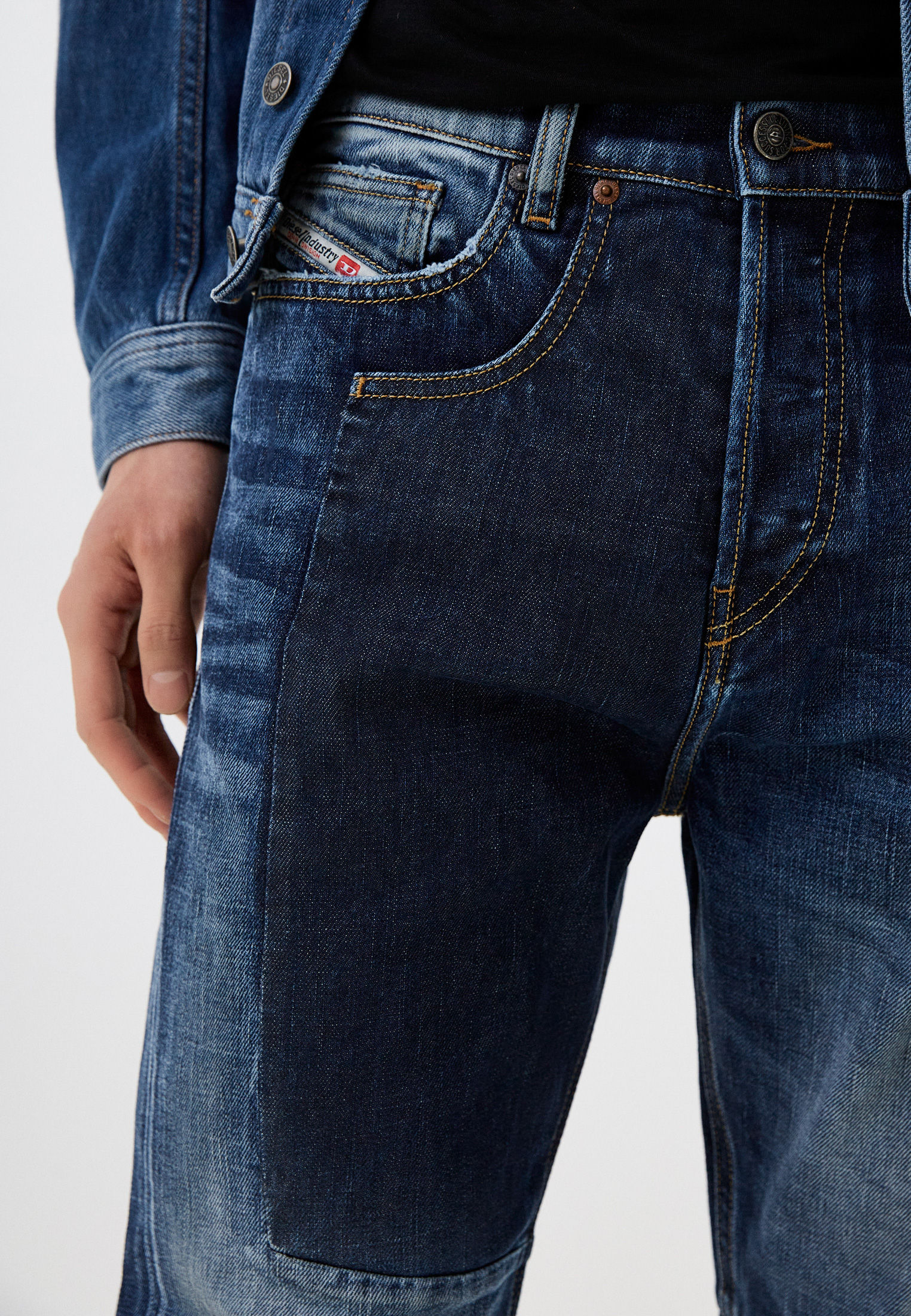 Мужские зауженные джинсы Diesel (Дизель) A02189009NJ: изображение 4