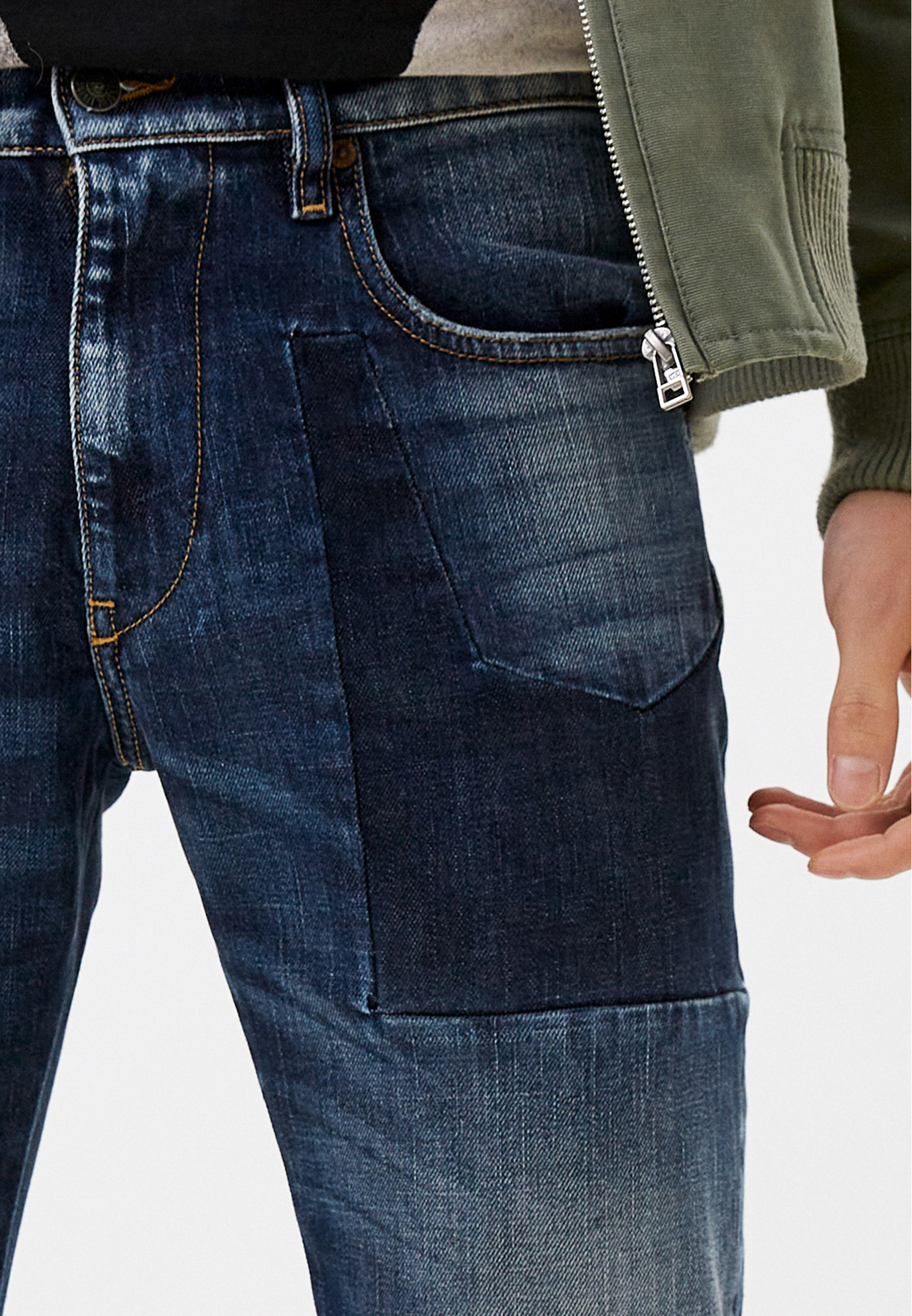 Мужские зауженные джинсы Diesel (Дизель) A02184009NI: изображение 4