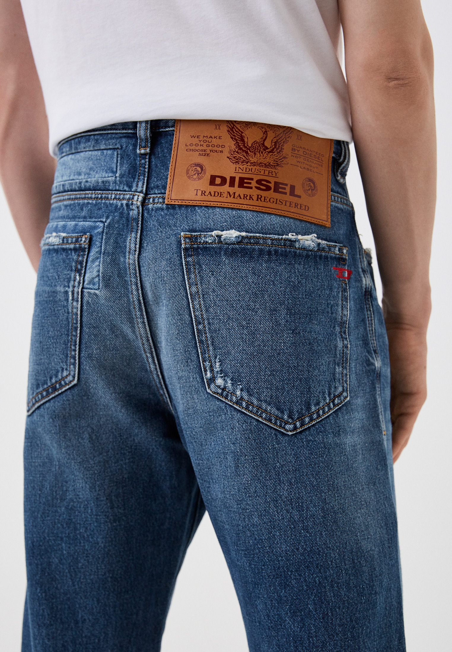 Мужские прямые джинсы Diesel (Дизель) A02211009PI: изображение 8