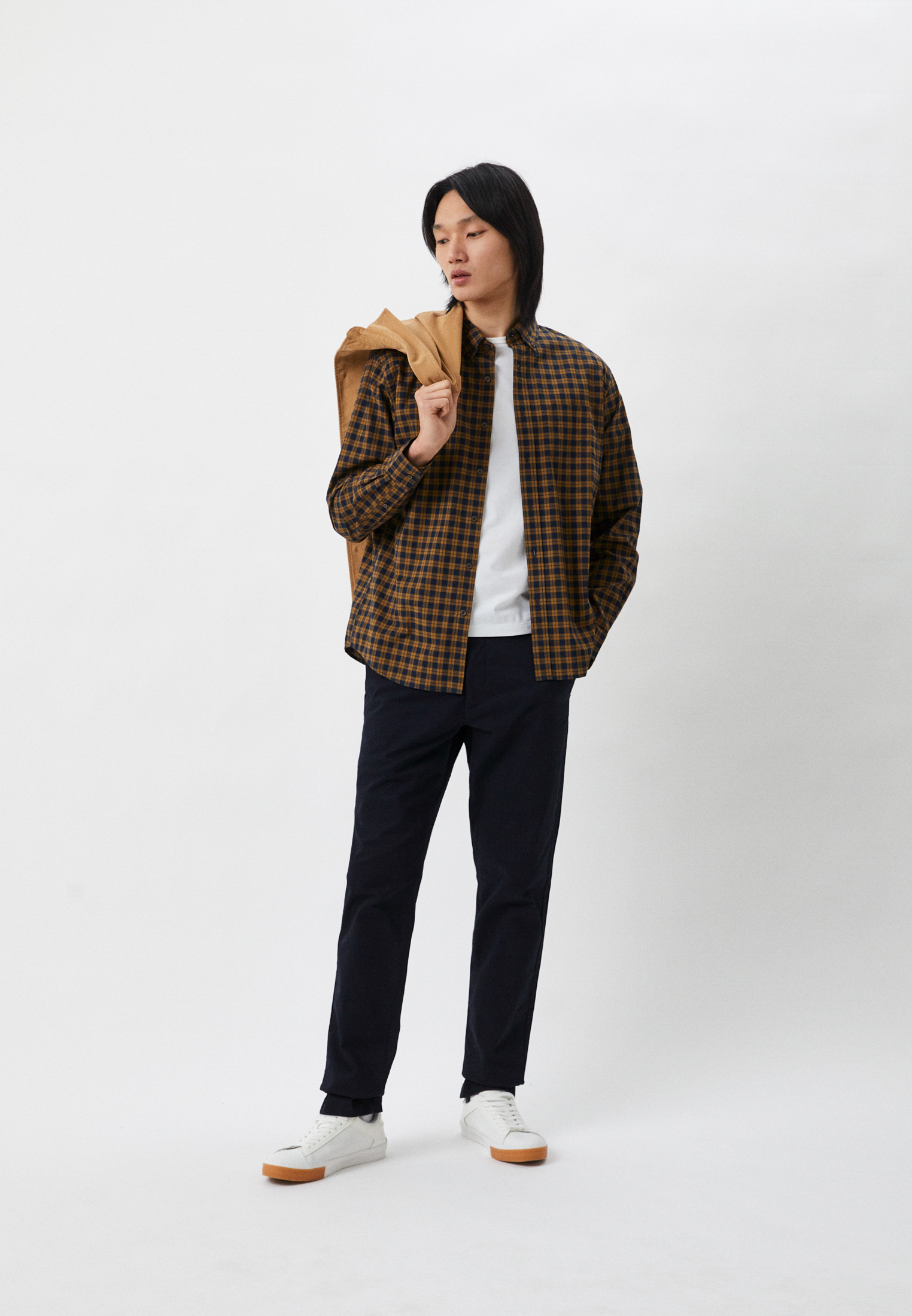 Рубашка с длинным рукавом мужской UNIQLO 331-441724(13-06) купить за ...