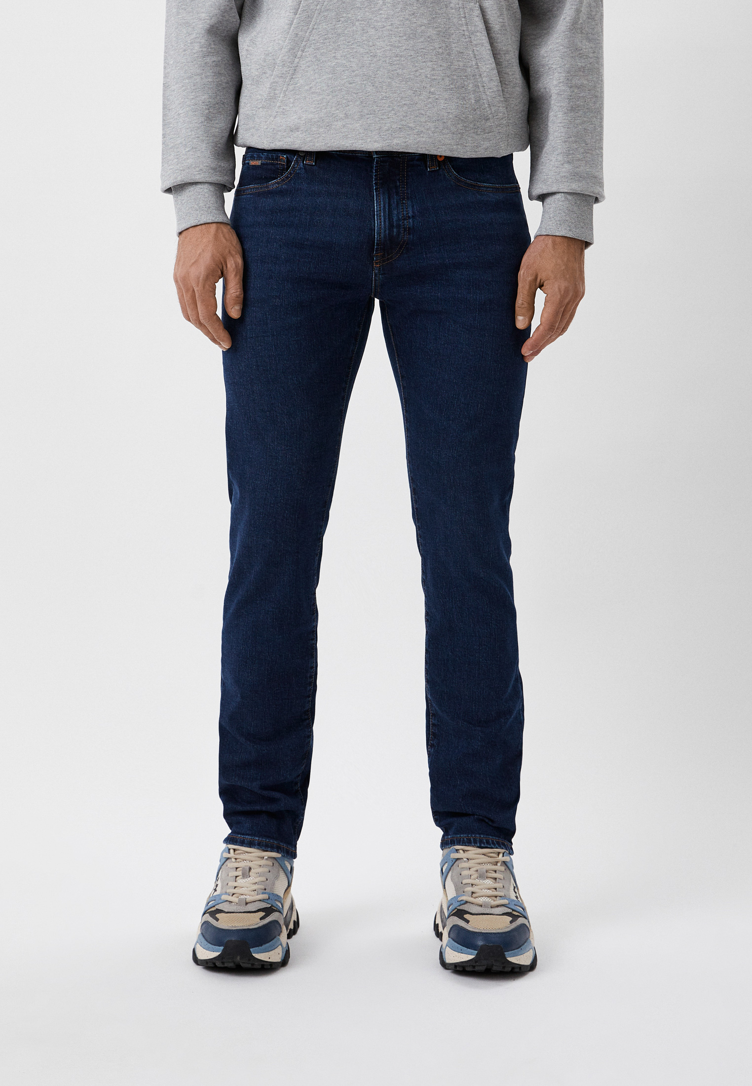 Мужские прямые джинсы Boss (Босс) 50484968: изображение 1