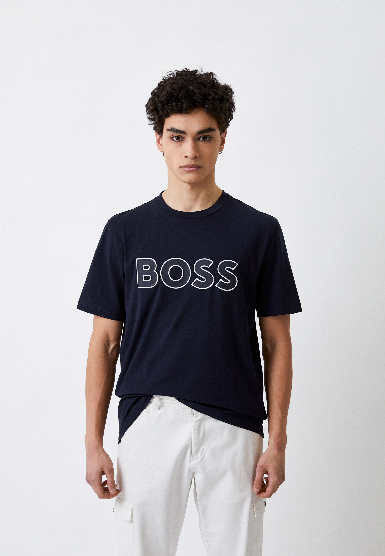Мужская футболка Boss (Босс) 50483711: изображение 1