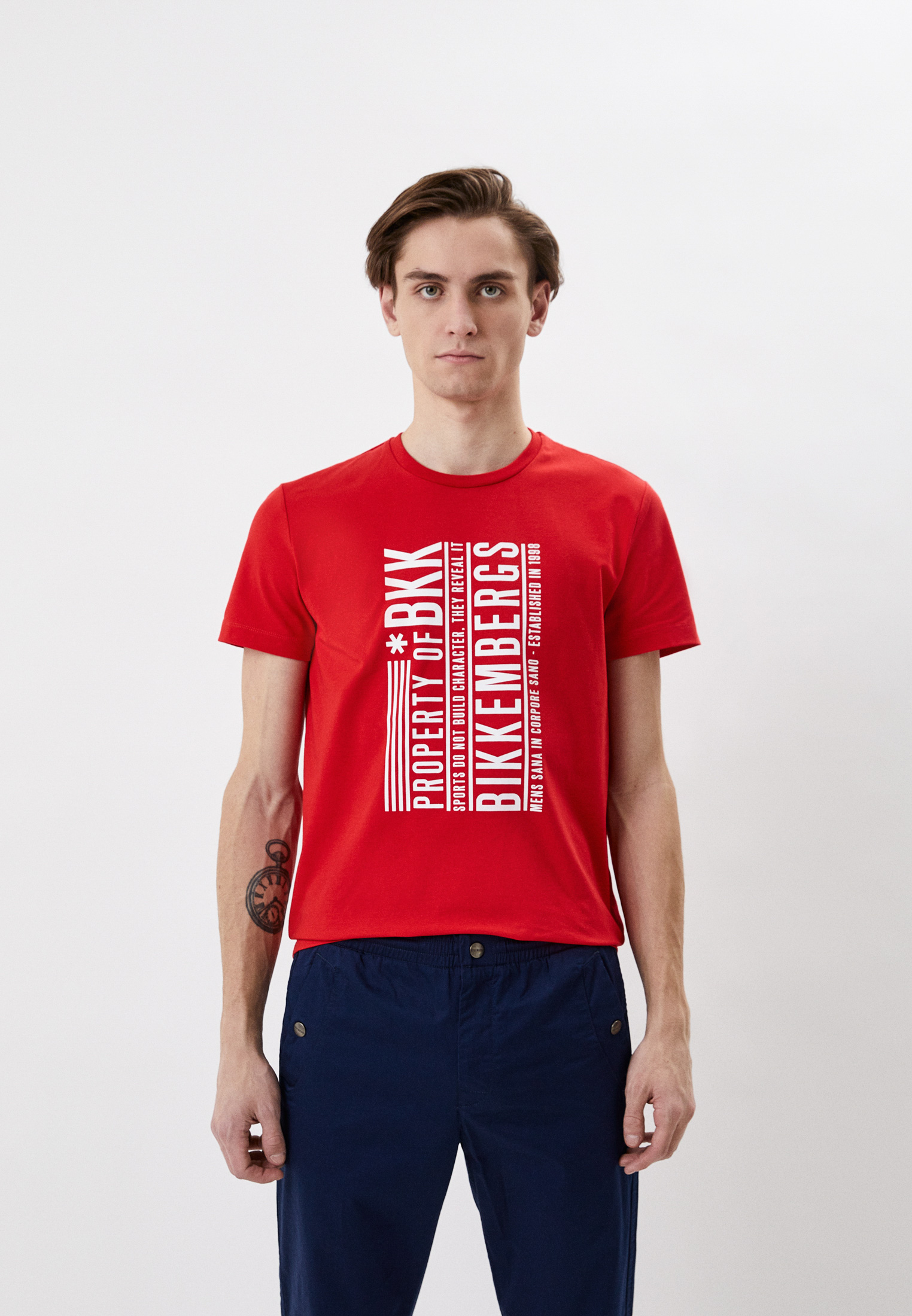 Мужская футболка Bikkembergs (Биккембергс) C41011EE2359: изображение 1
