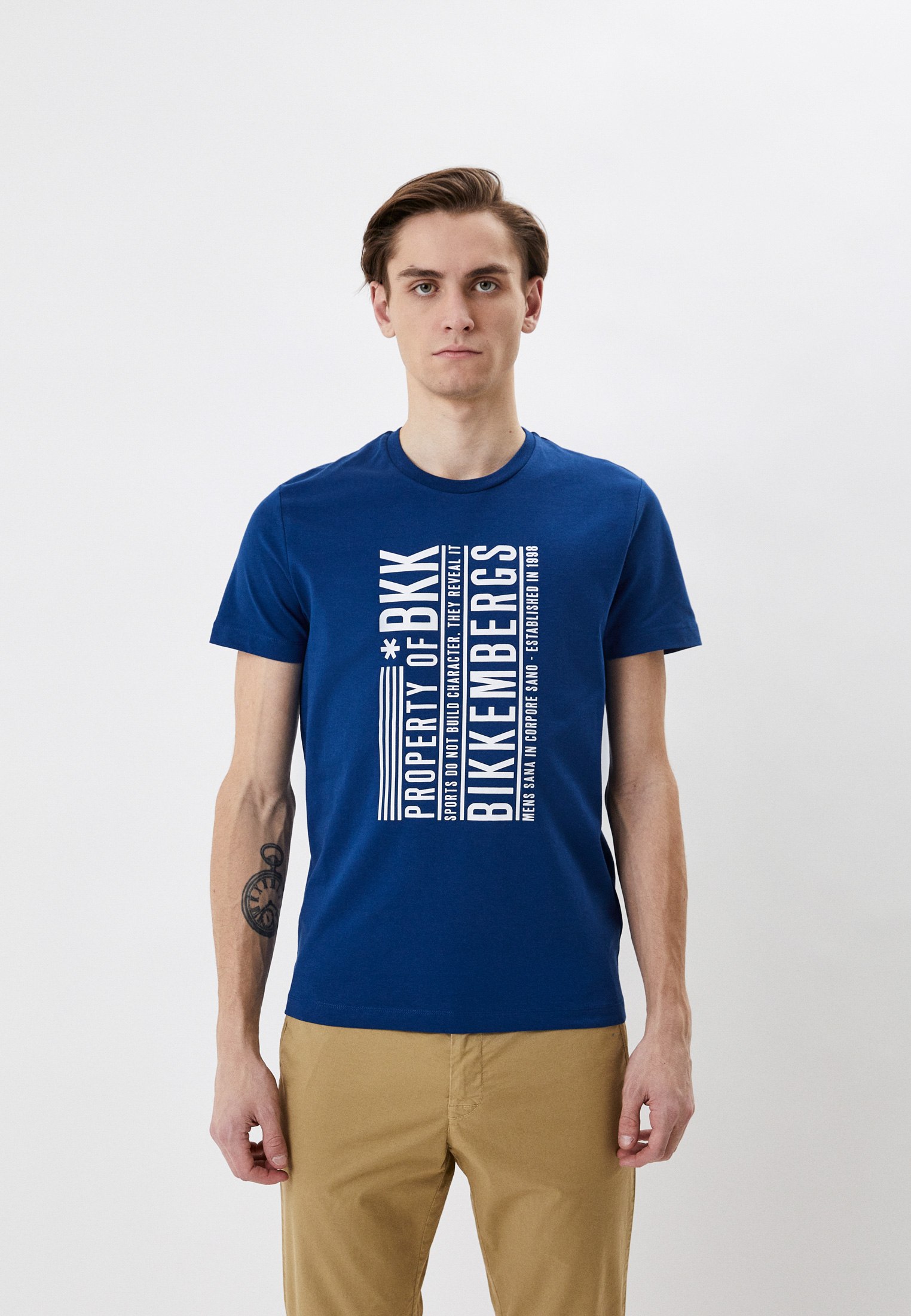 Мужская футболка Bikkembergs (Биккембергс) C41011EE2359