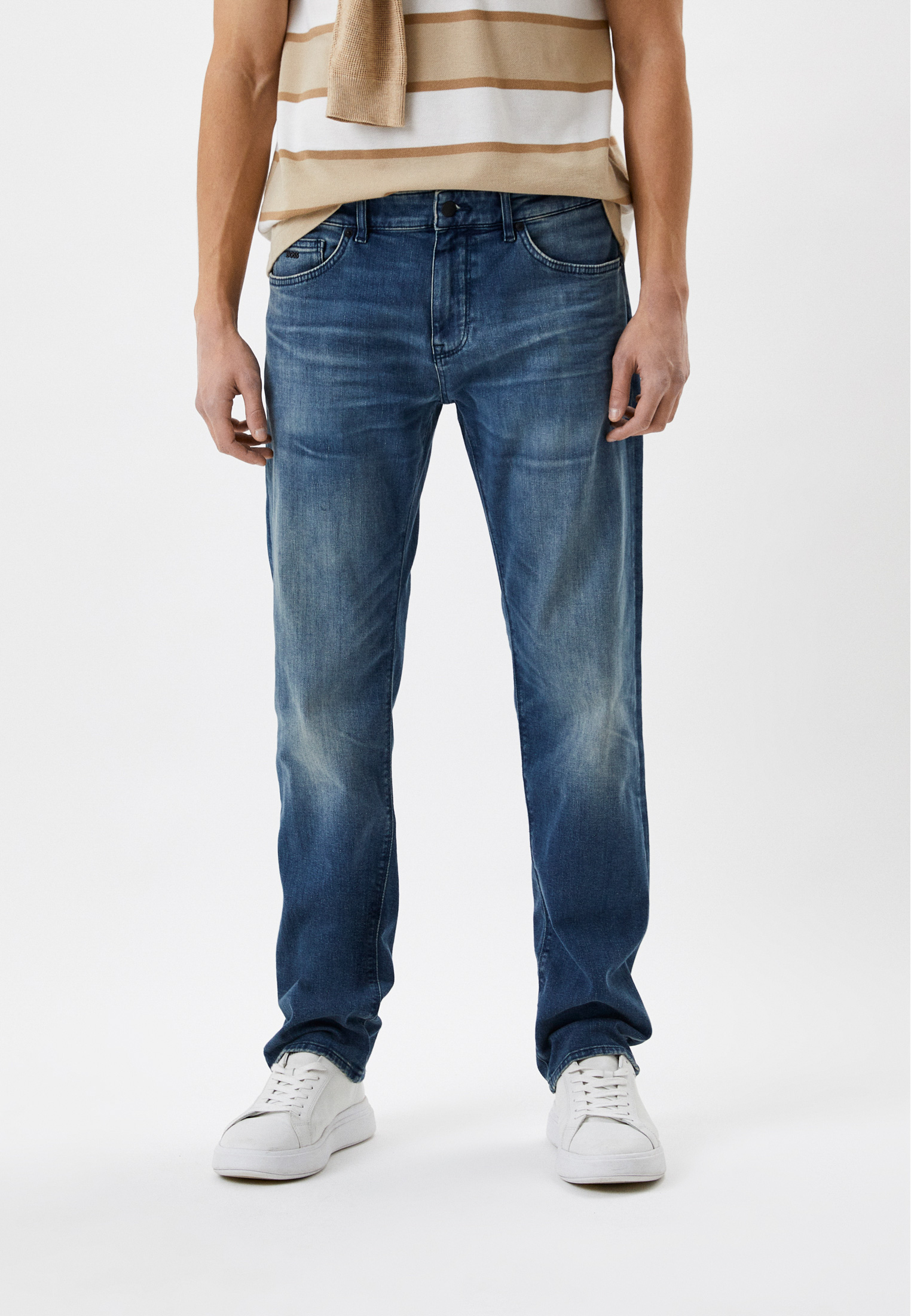 Мужские прямые джинсы Boss (Босс) 50488523: изображение 1